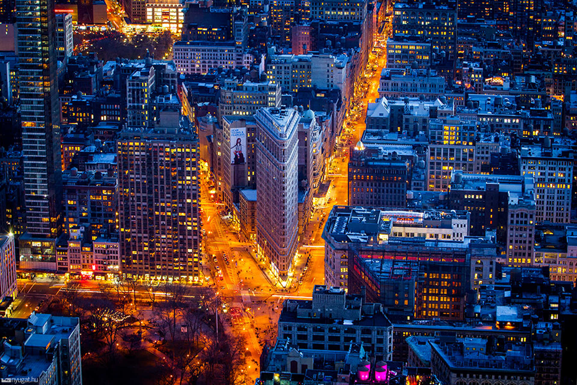 Látkép az Empire State Building 86. emeletéről