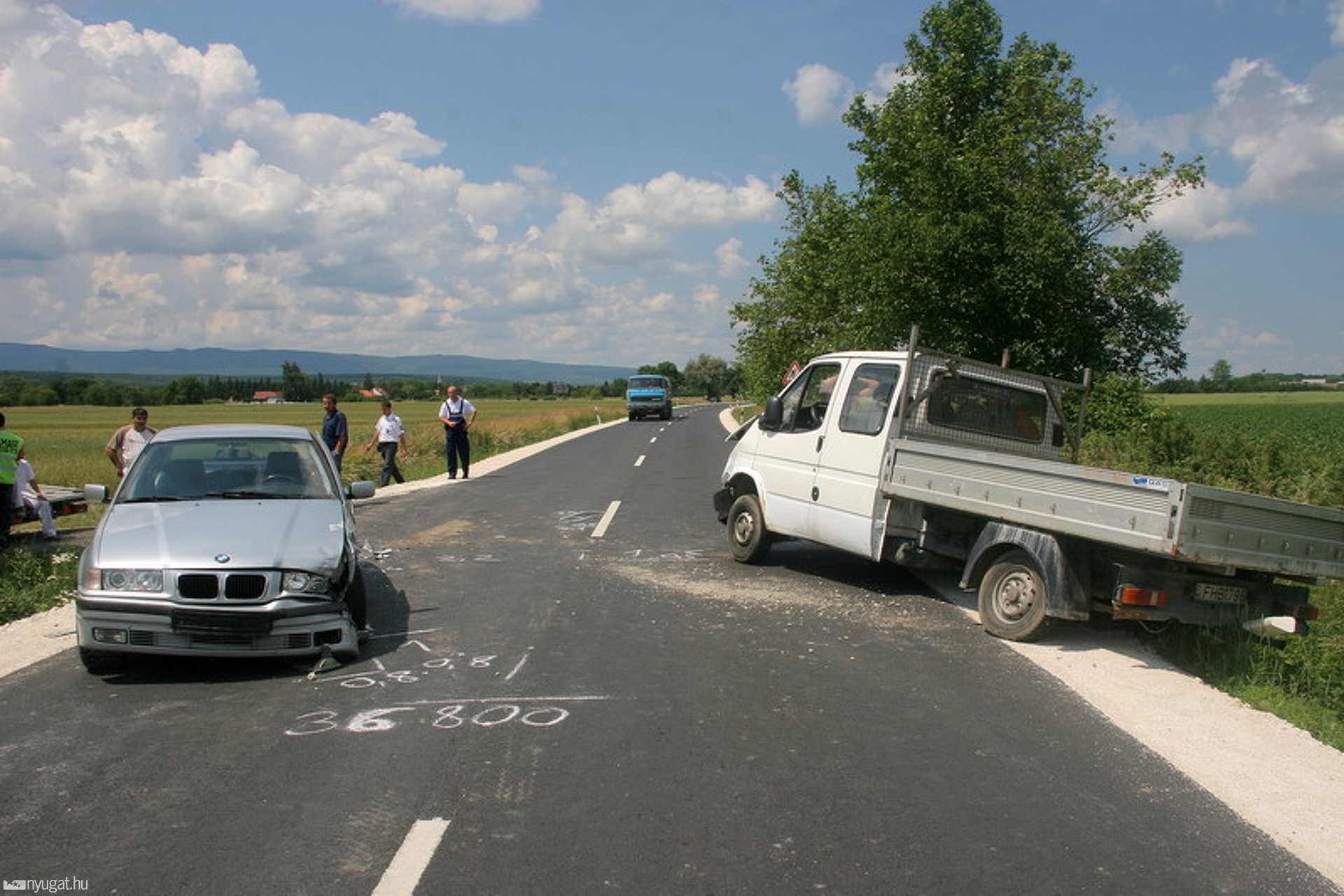 Baleset Szombathely és Gyöngyösfalu között