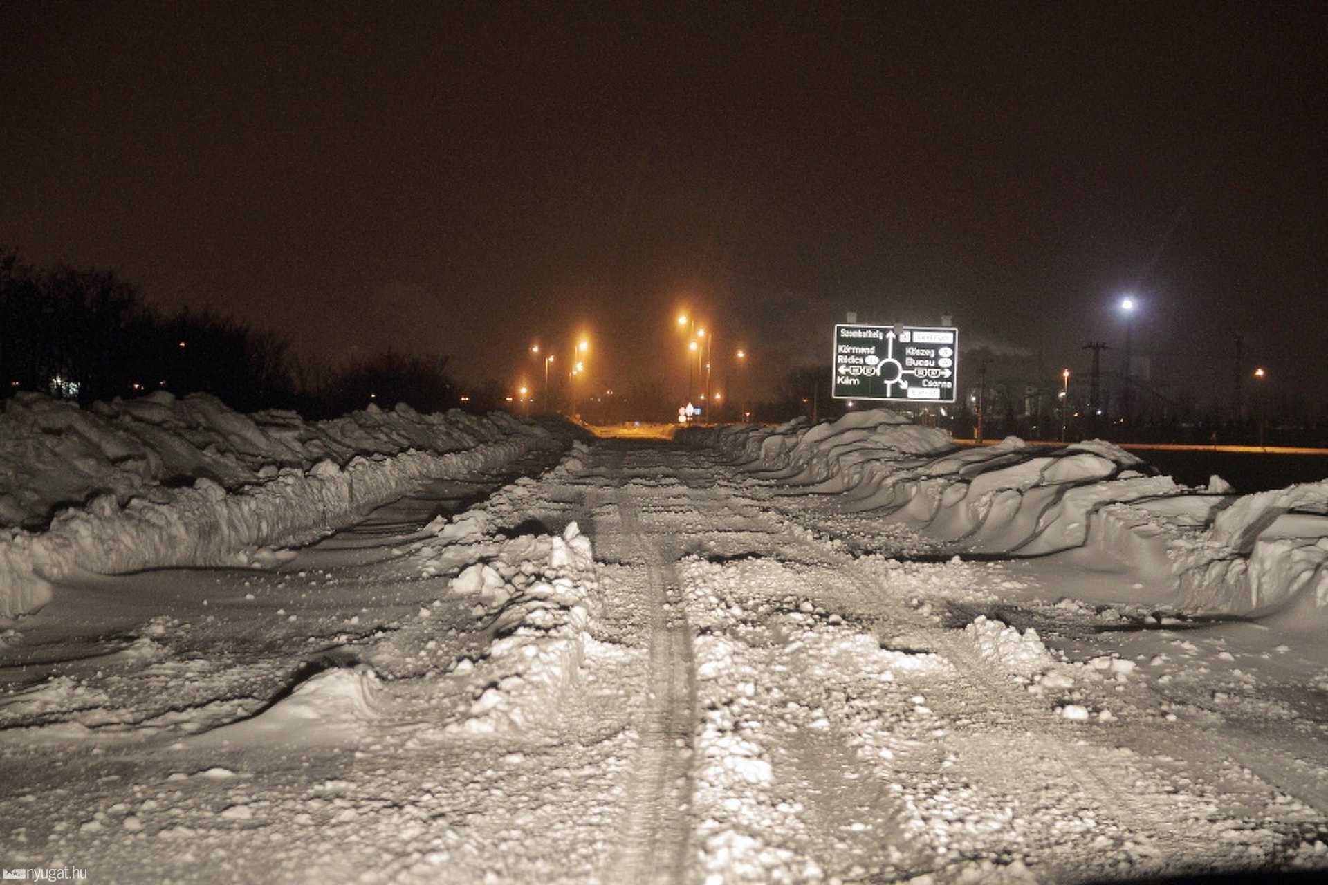 Szombathely éa Vép között péntek hajnalban