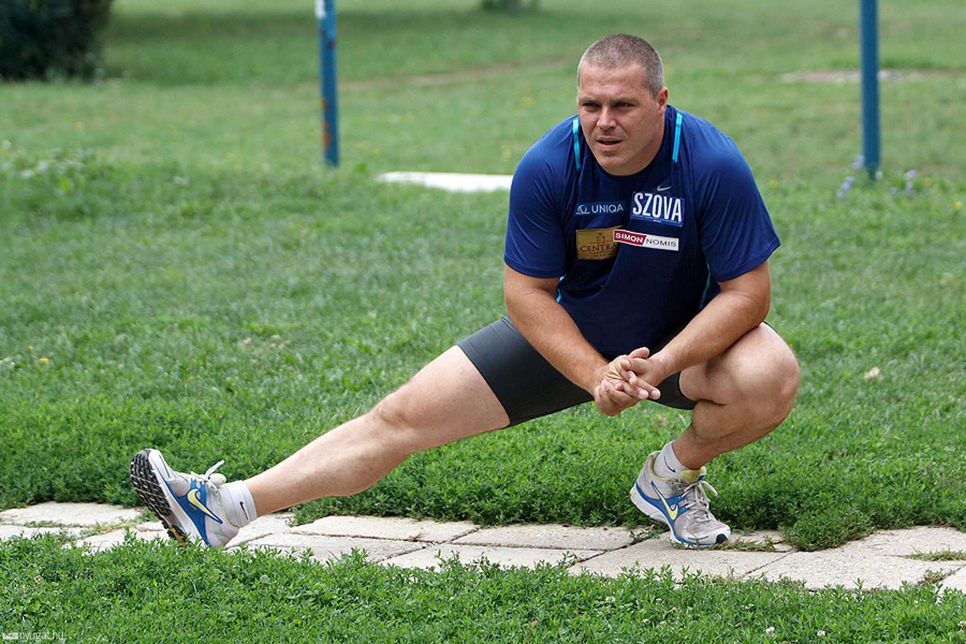 Pars Krisztián dobóedzése az olimpia előtt