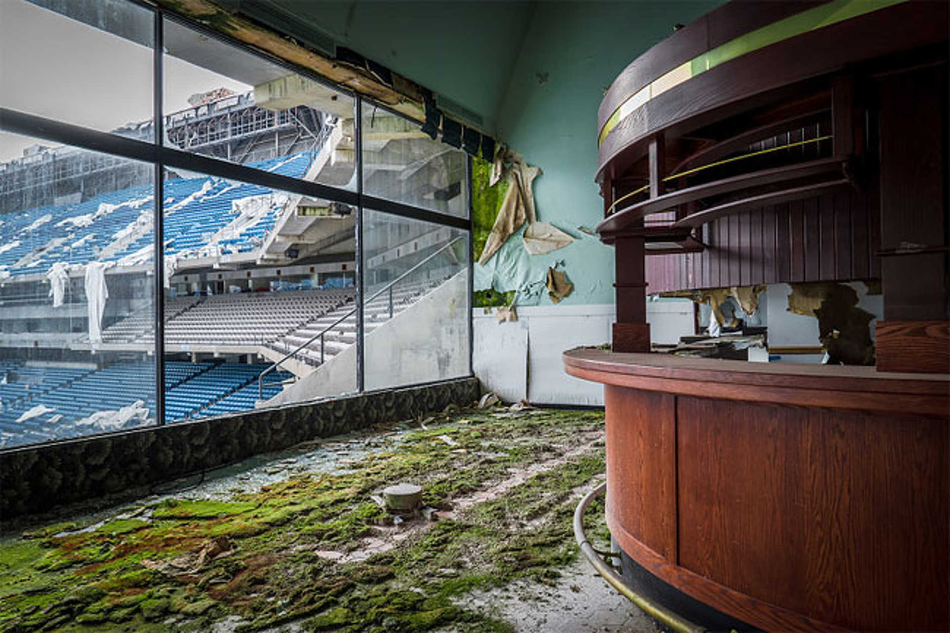 Detroit ékköve a Silverdome stadion