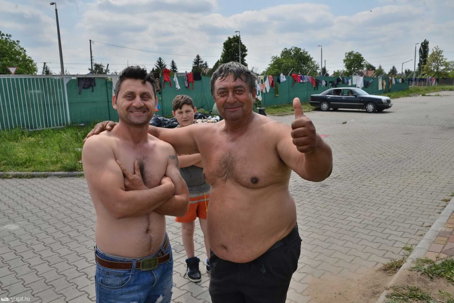 Illegális munkásszállás a Győri Ipari Park egyik elhagyott üzemcsarnokában