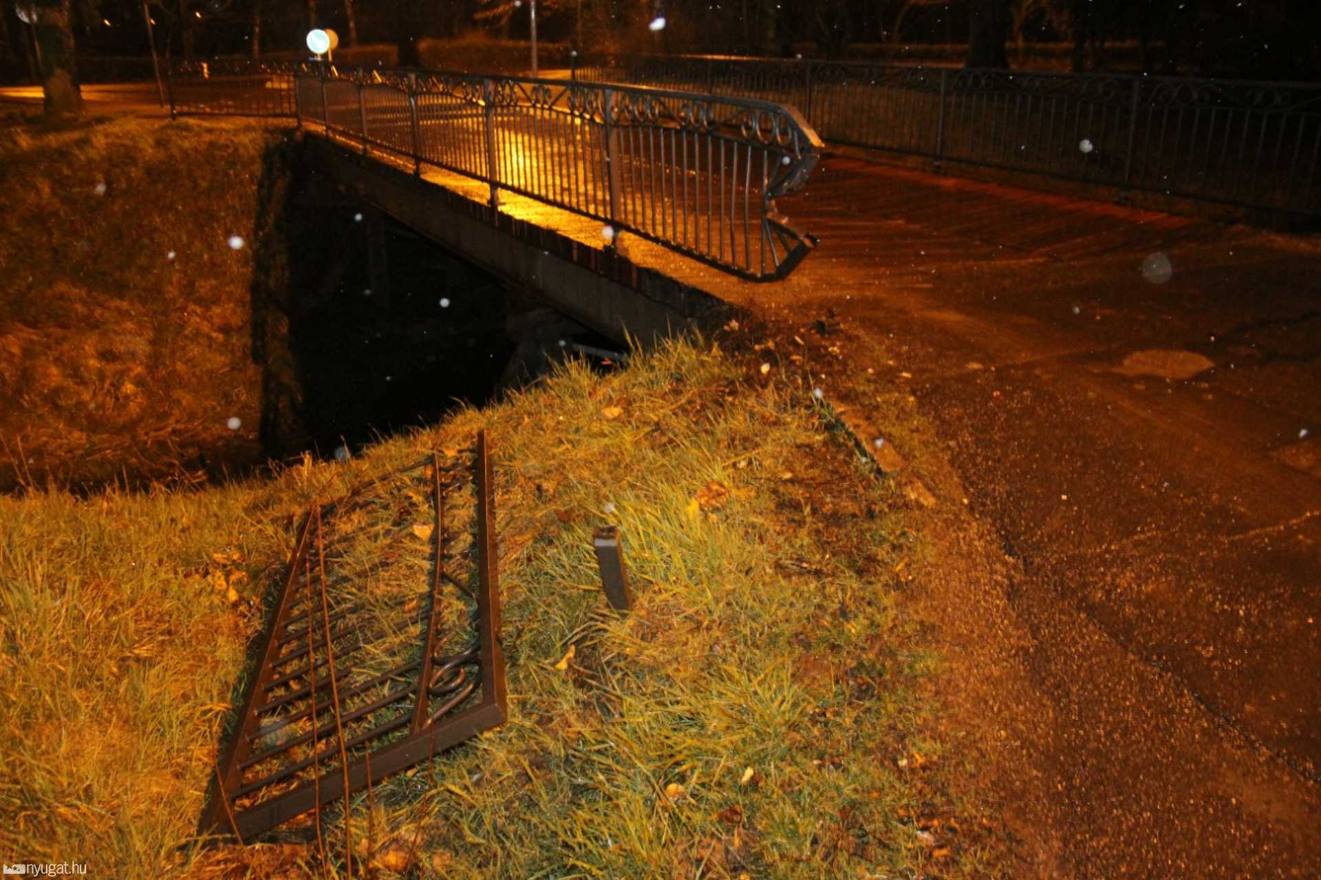 Ittasan döntött korlátot, elhagyta a helyszínt