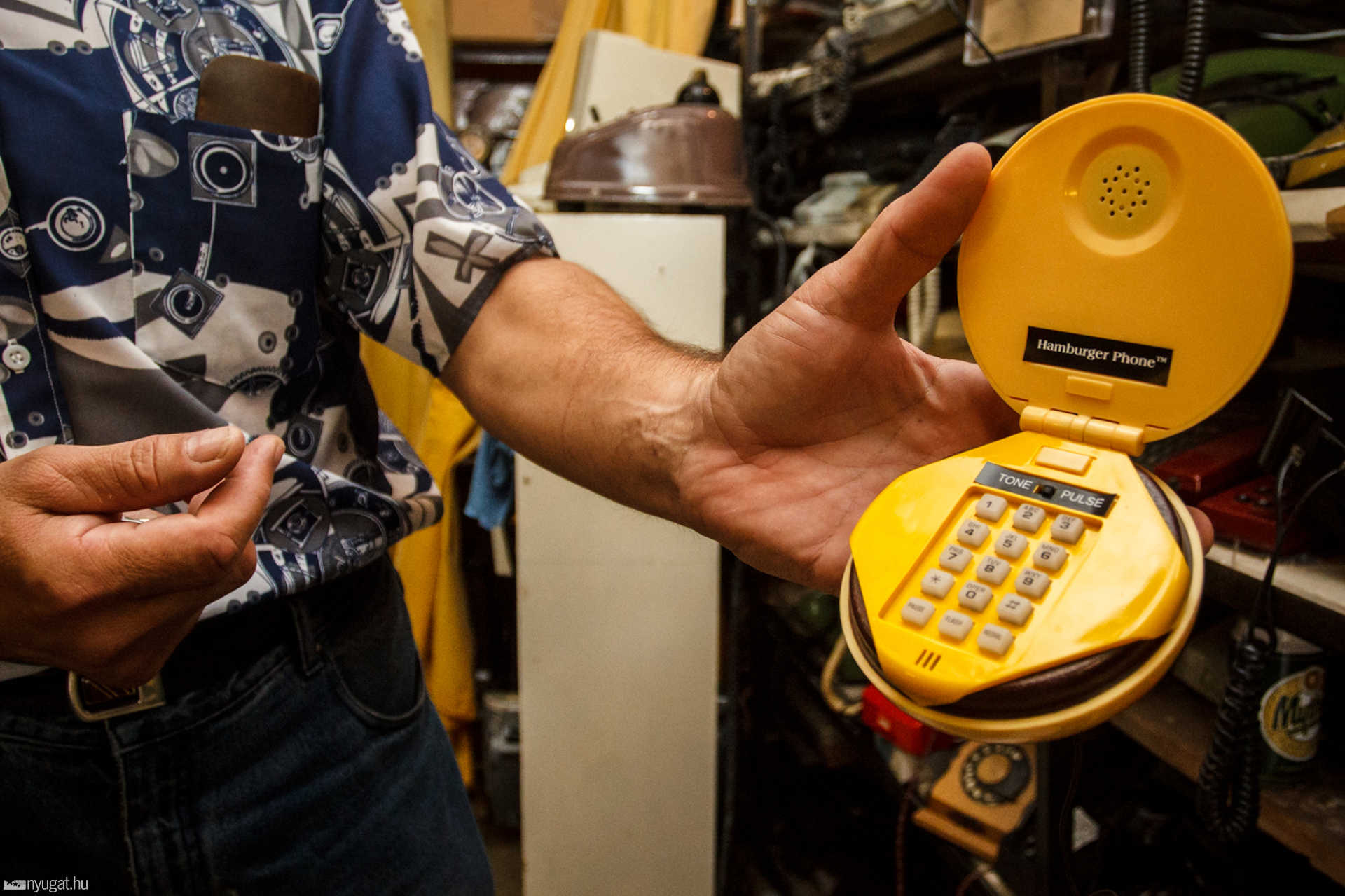 Kovács István telefongyűjteménye: hamburgertelefon