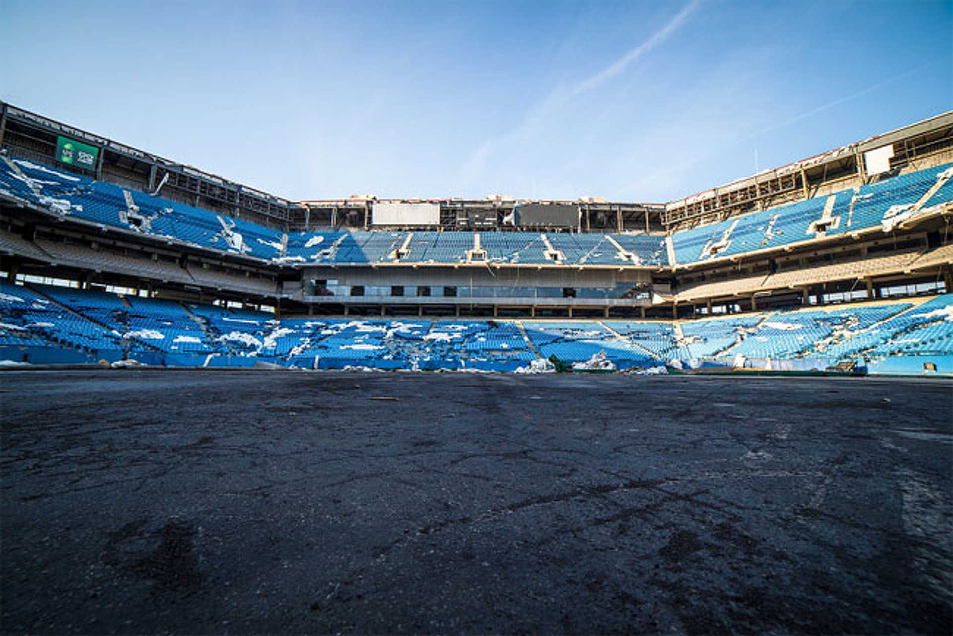 Detroit ékköve a Silverdome stadion