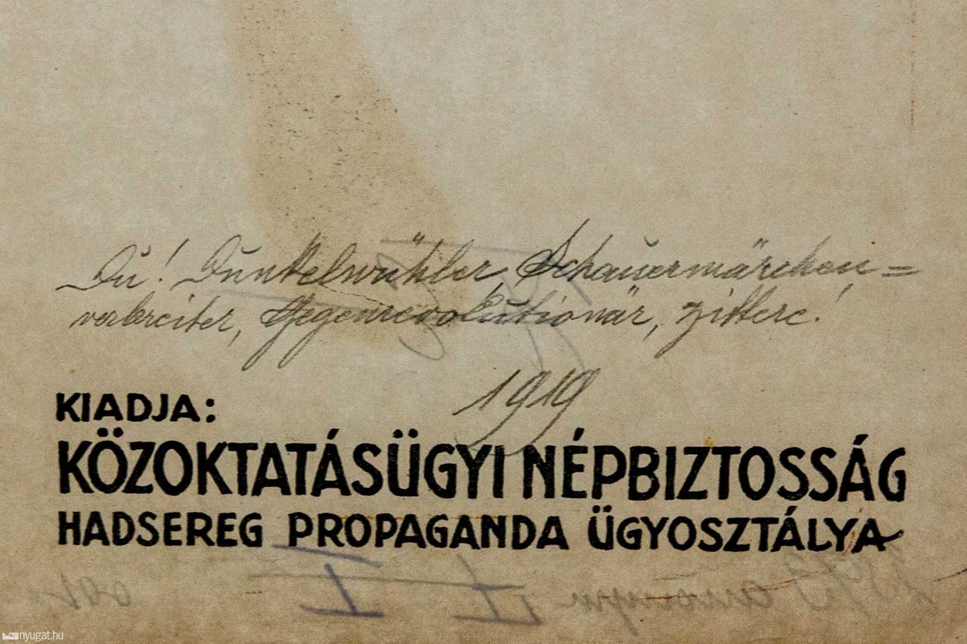 Plakát Czeglédy Csaba gyűjteményéből