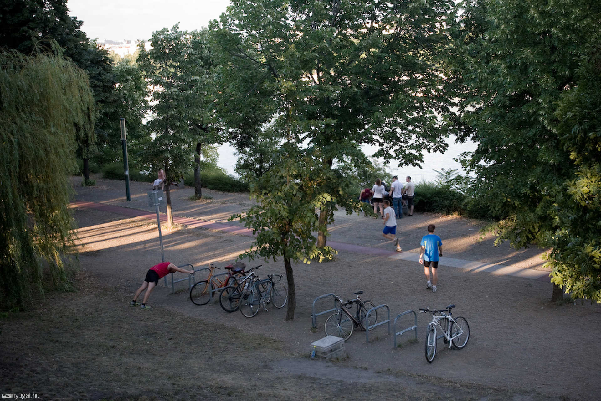 Futó társadalom a Margitszigeten