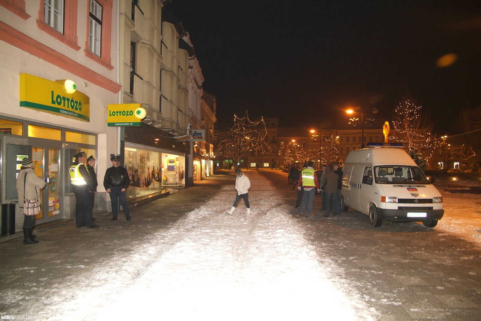 Rablási kísérlet a Fő téri lottózóban, Szombathelyen