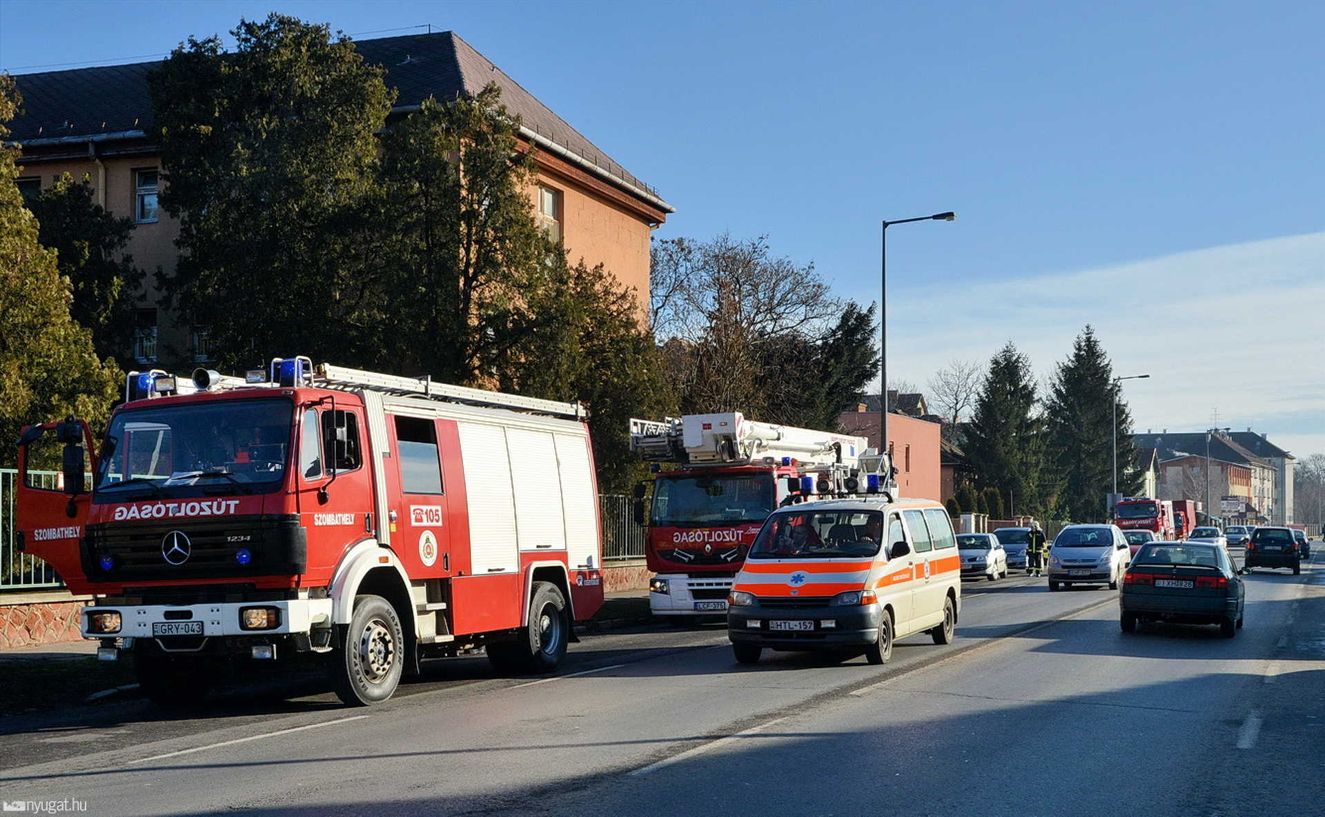 Ismét riasztott a tűzjelző a pszichiátrián