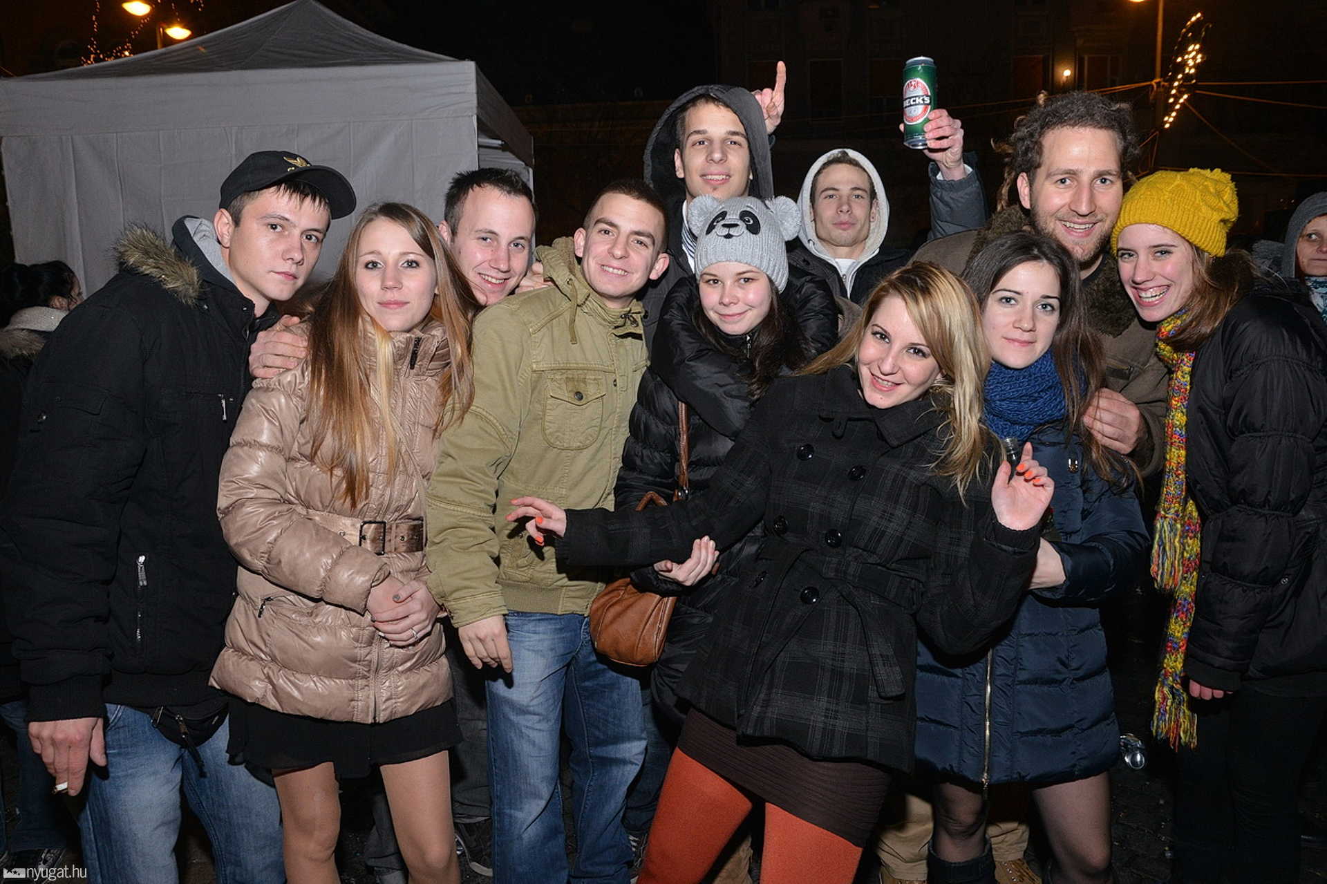 Újévi utcabál Szombathelyen - 2014.