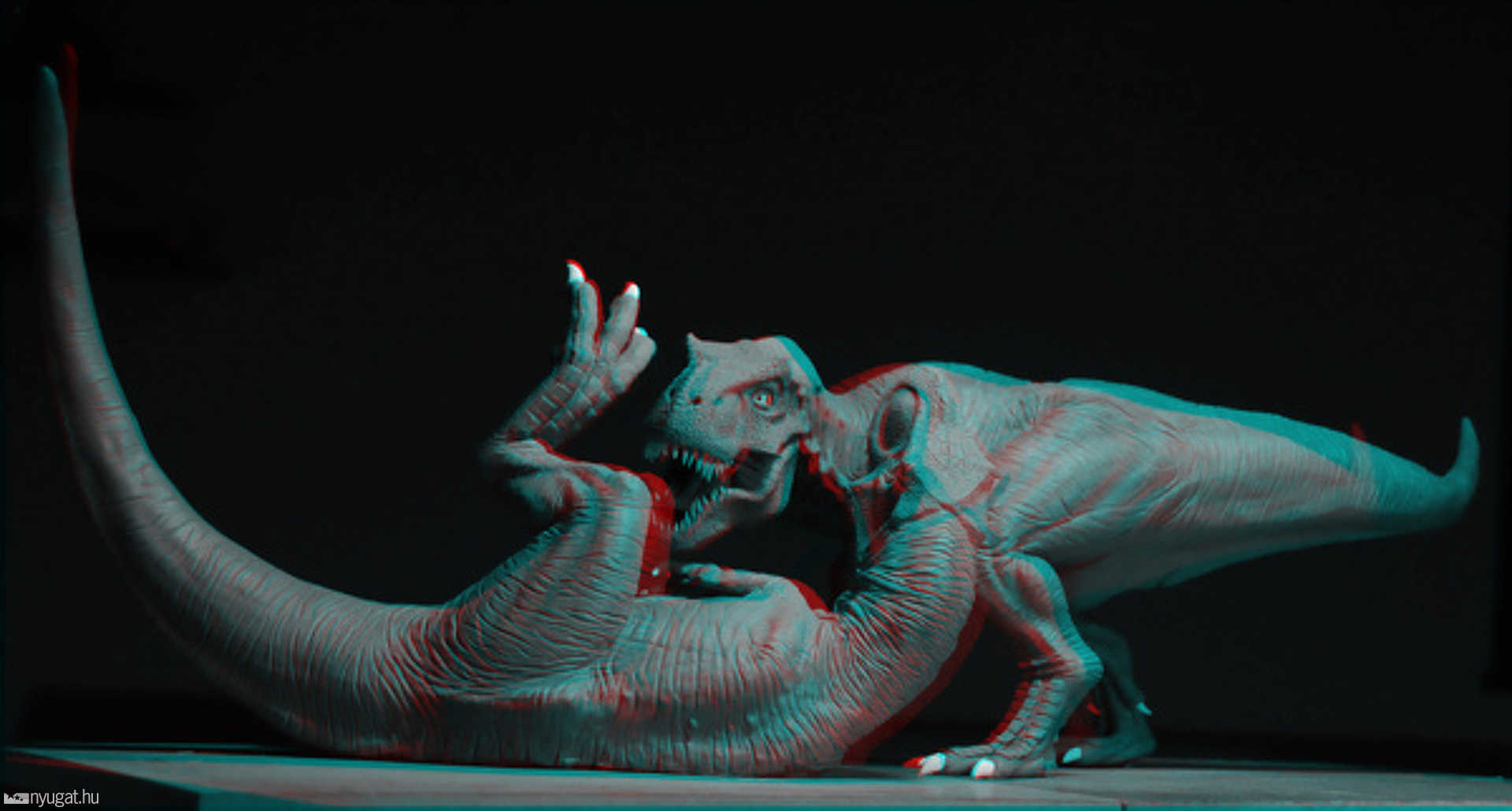 T-Rexek 3D-ben