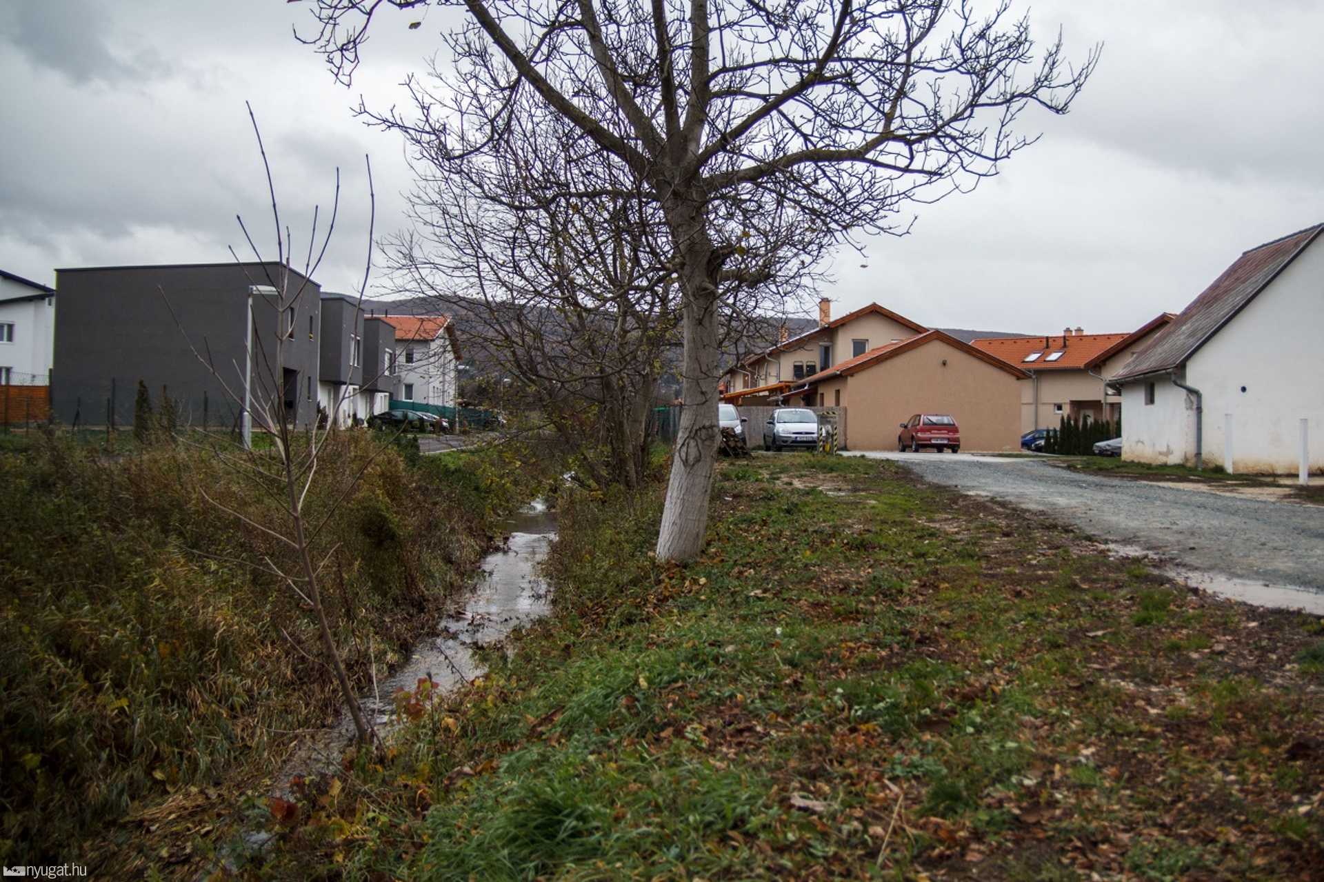 Gazos árok Kőszegen, a körgarázsok mellett - Tamás-árok