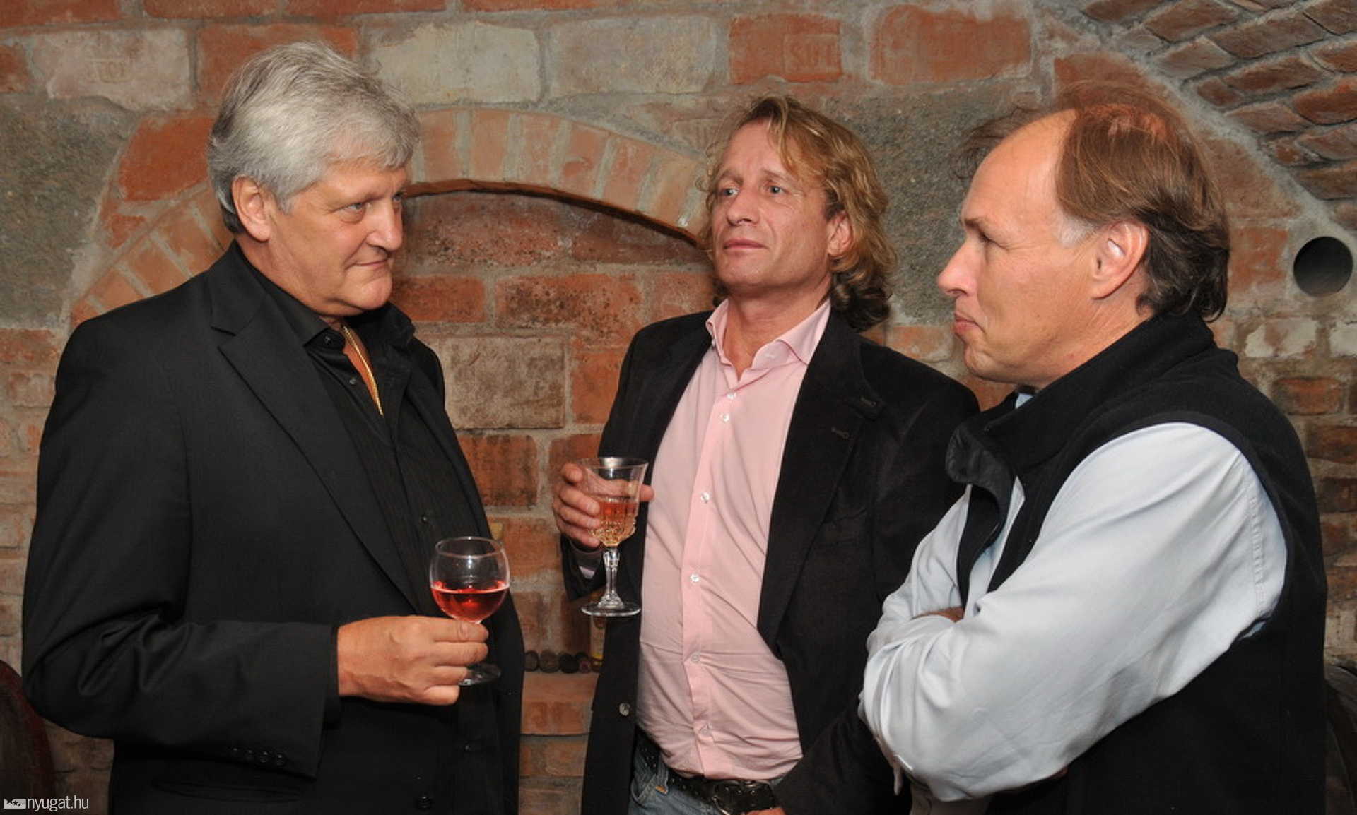 Dieter Wiesner (balra) és a pilóta Helmut Stern (jobbra)