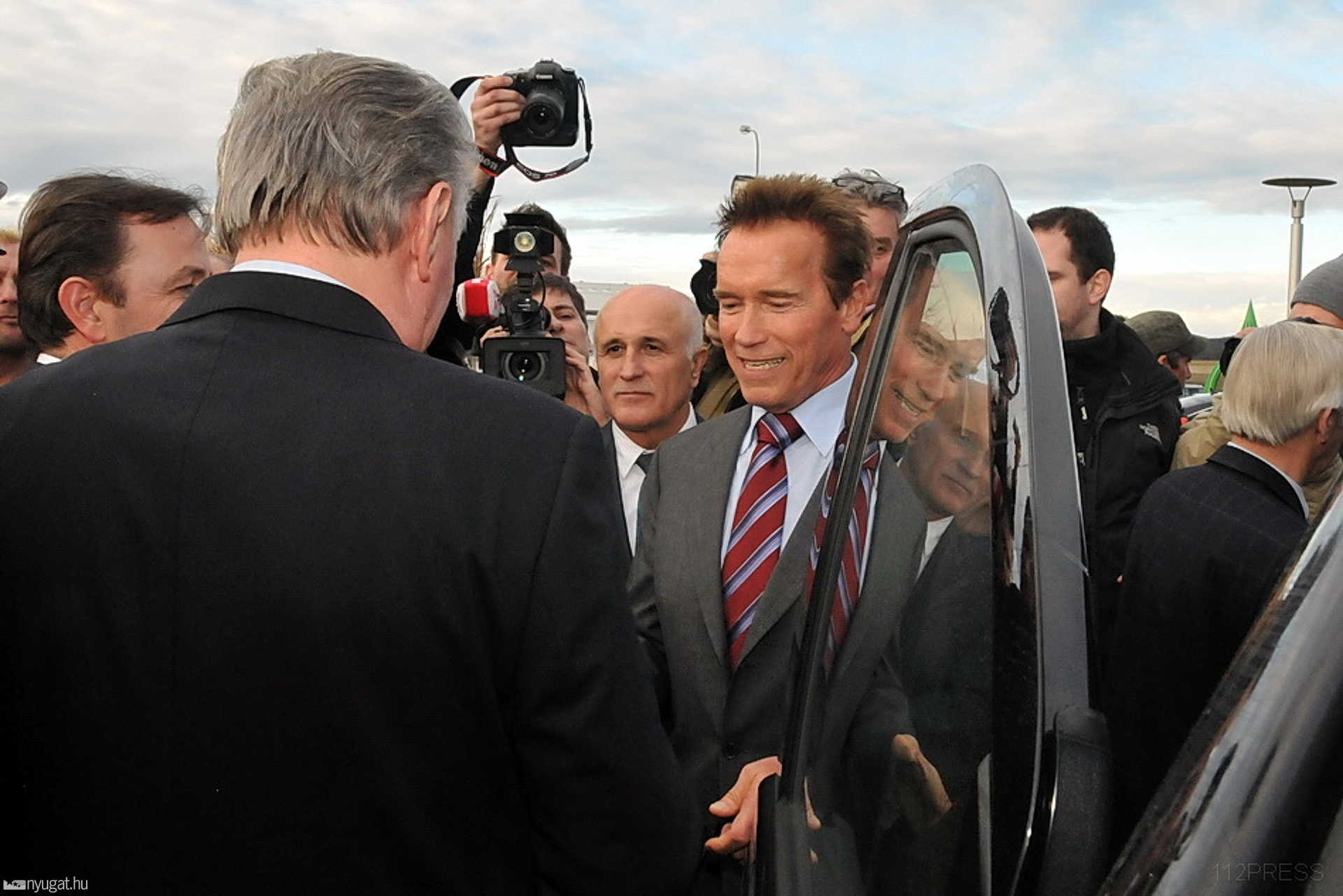 Arnold Schwarzenegger Güssingben - Megújuló energiákat népszerűsít az ex-Terminátor