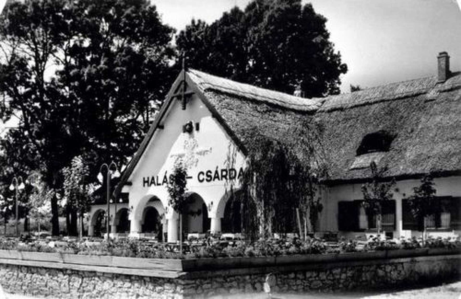 Ilyen volt az 1960-as években a keszthelyi Halászcsárda…
