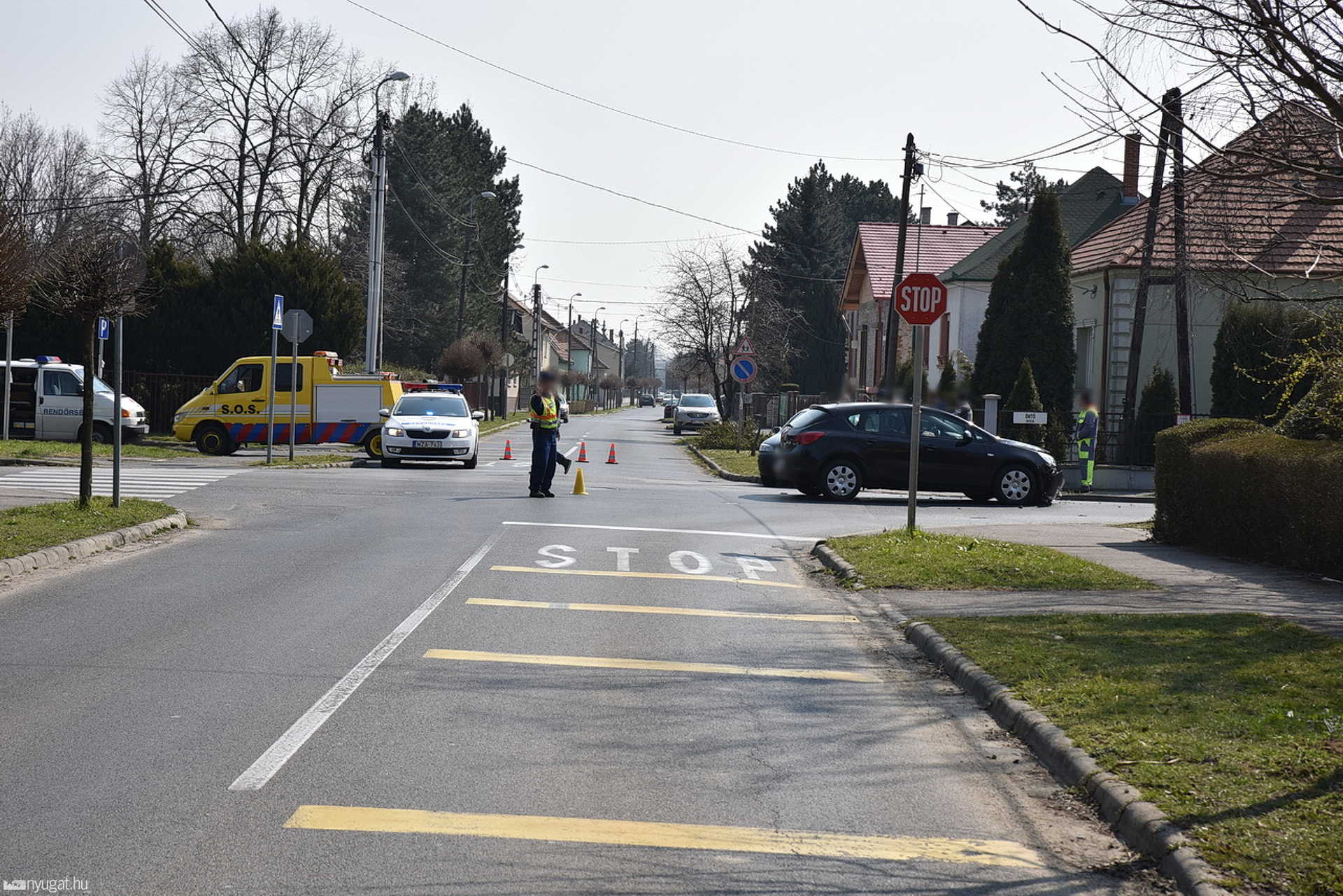 Újabb baleset a Maros - Öntő utcák kereszteződésében, Szombathelyen