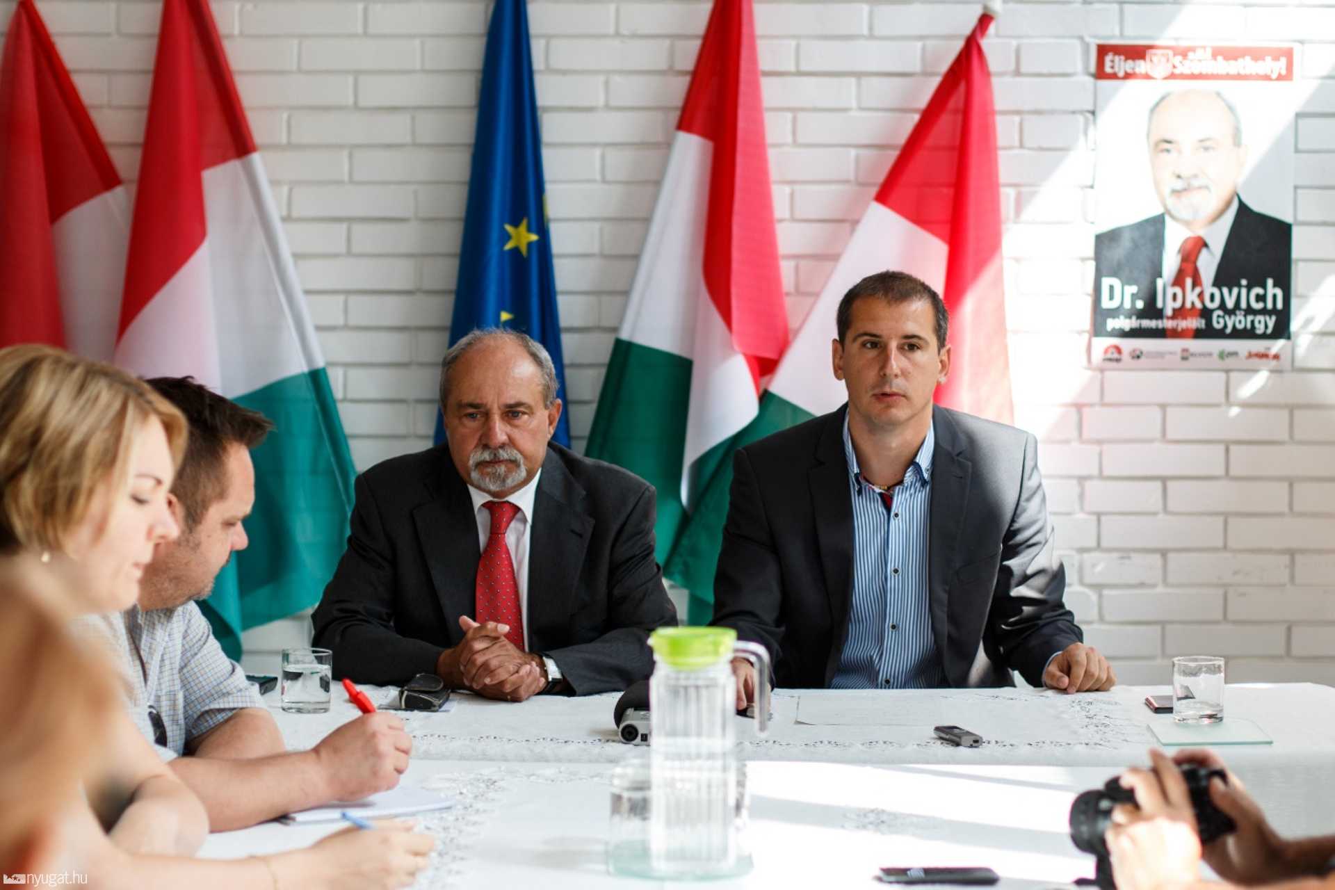 Sajtótájékoztató Ipkovich Györggyel és Nemény Andrással