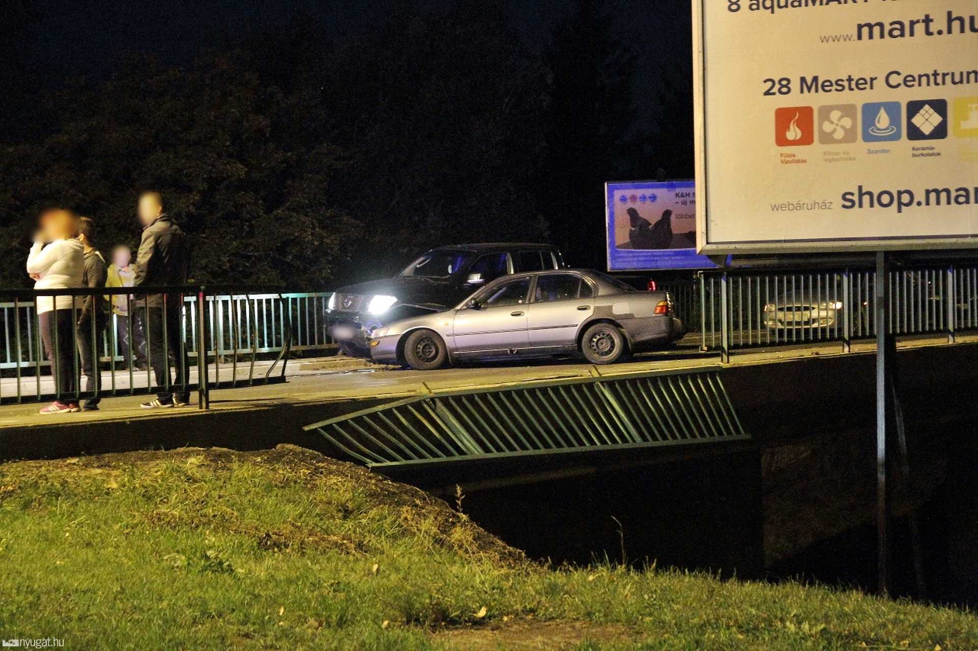 Három autó ütközött Szombathelyen