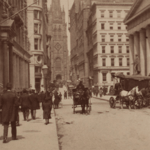 Sztereografikus New York a múlt századból