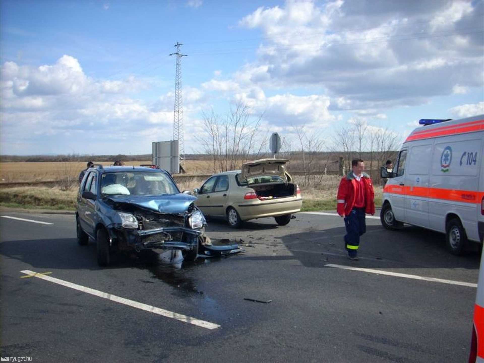 Baleset Jánosházánál