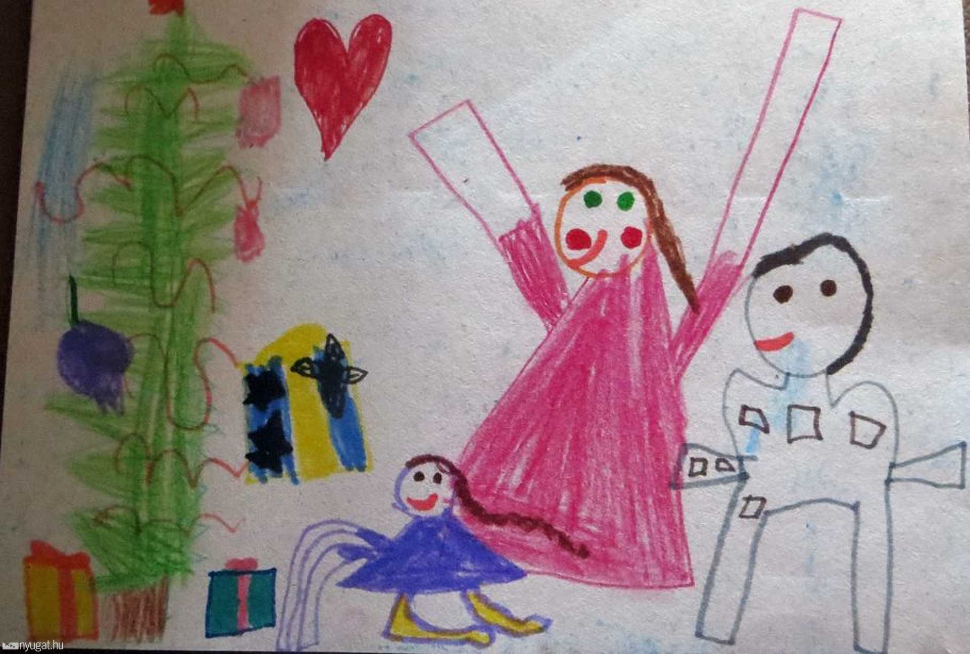 RÁBA  REBEKA   (6 éves)   "Karácsonyi ajándék"   Napsugár Óvoda
