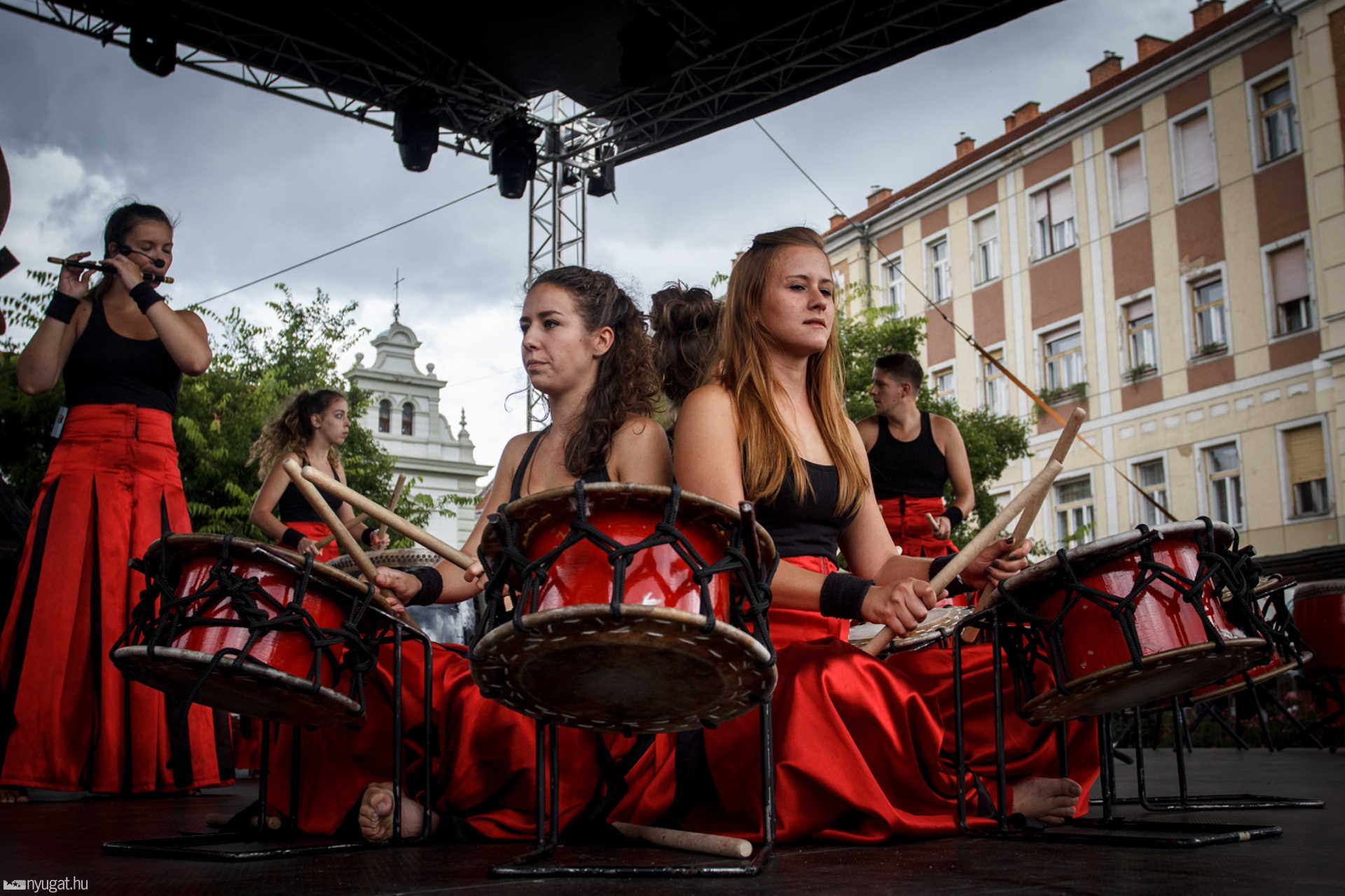 Savaria Karnevál vasárnap - Ataru Taiko a Fő téren