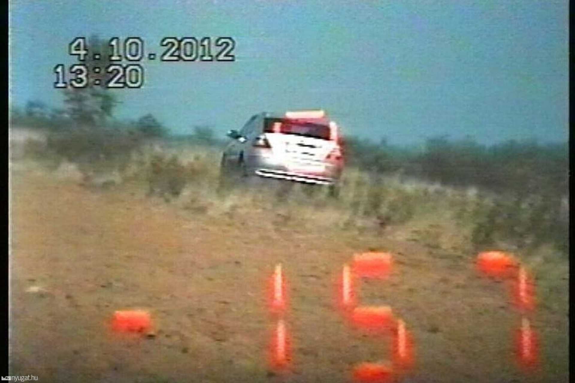 Vasasszonyfa és Tömörd között, 157 km/h
