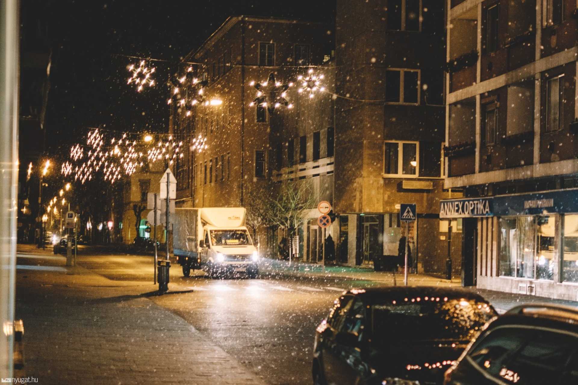 Első hó Szombathelyen - 2015.11.25