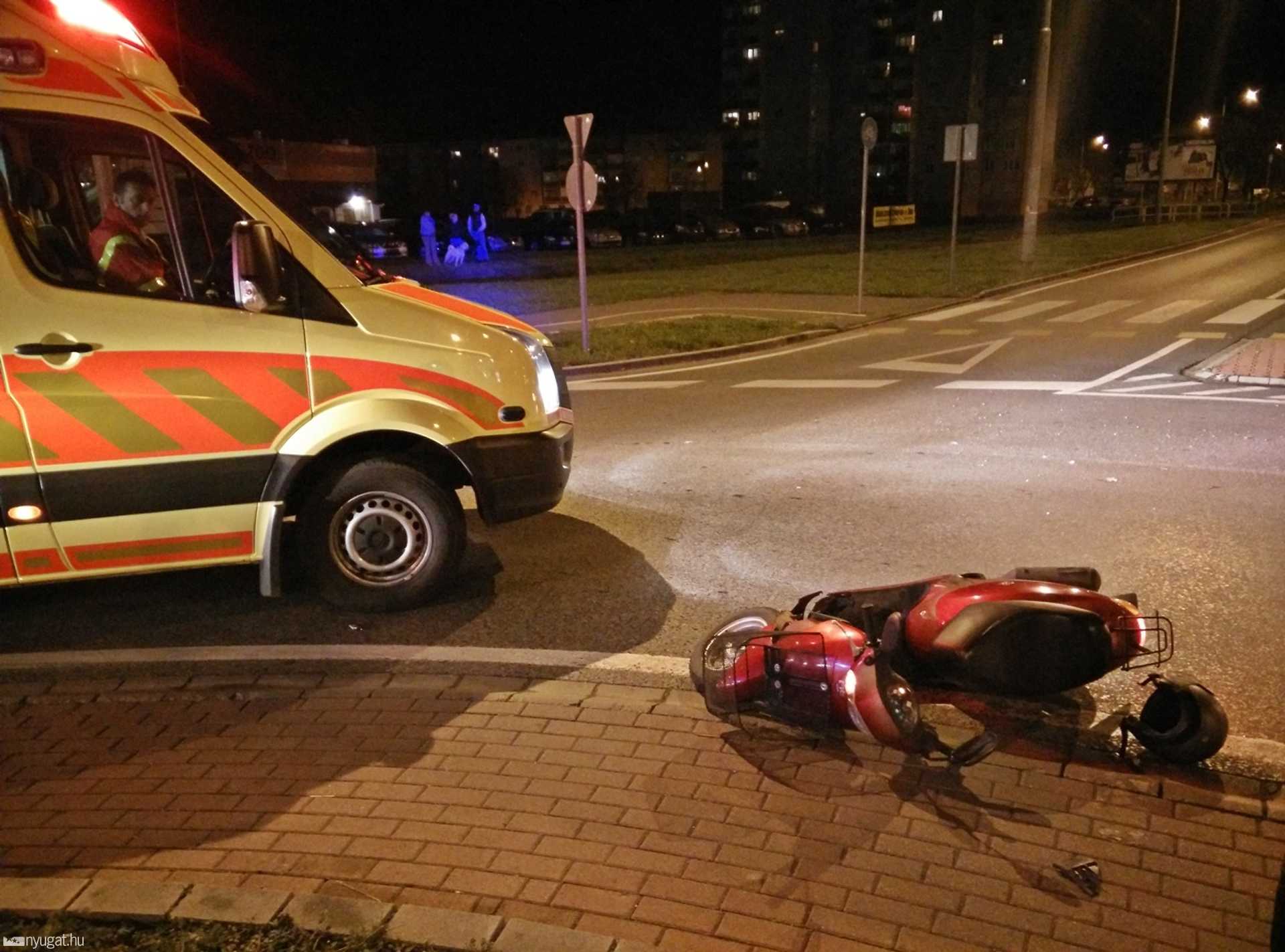 Motorost gázoltak el a körforgalomban