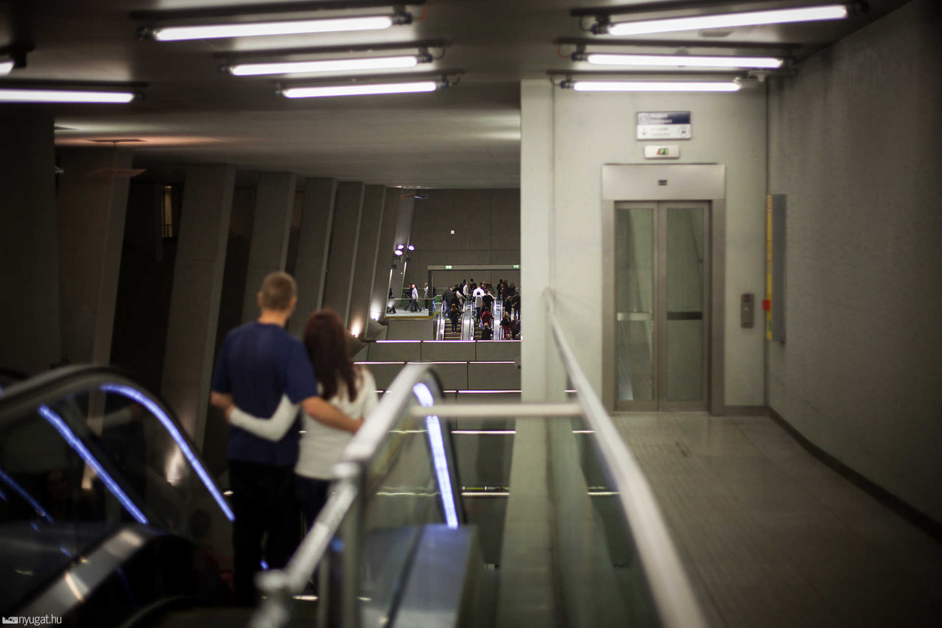 4-es metró az átadás napján