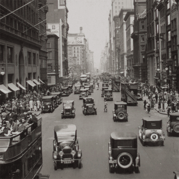 Sztereografikus New York a múlt századból