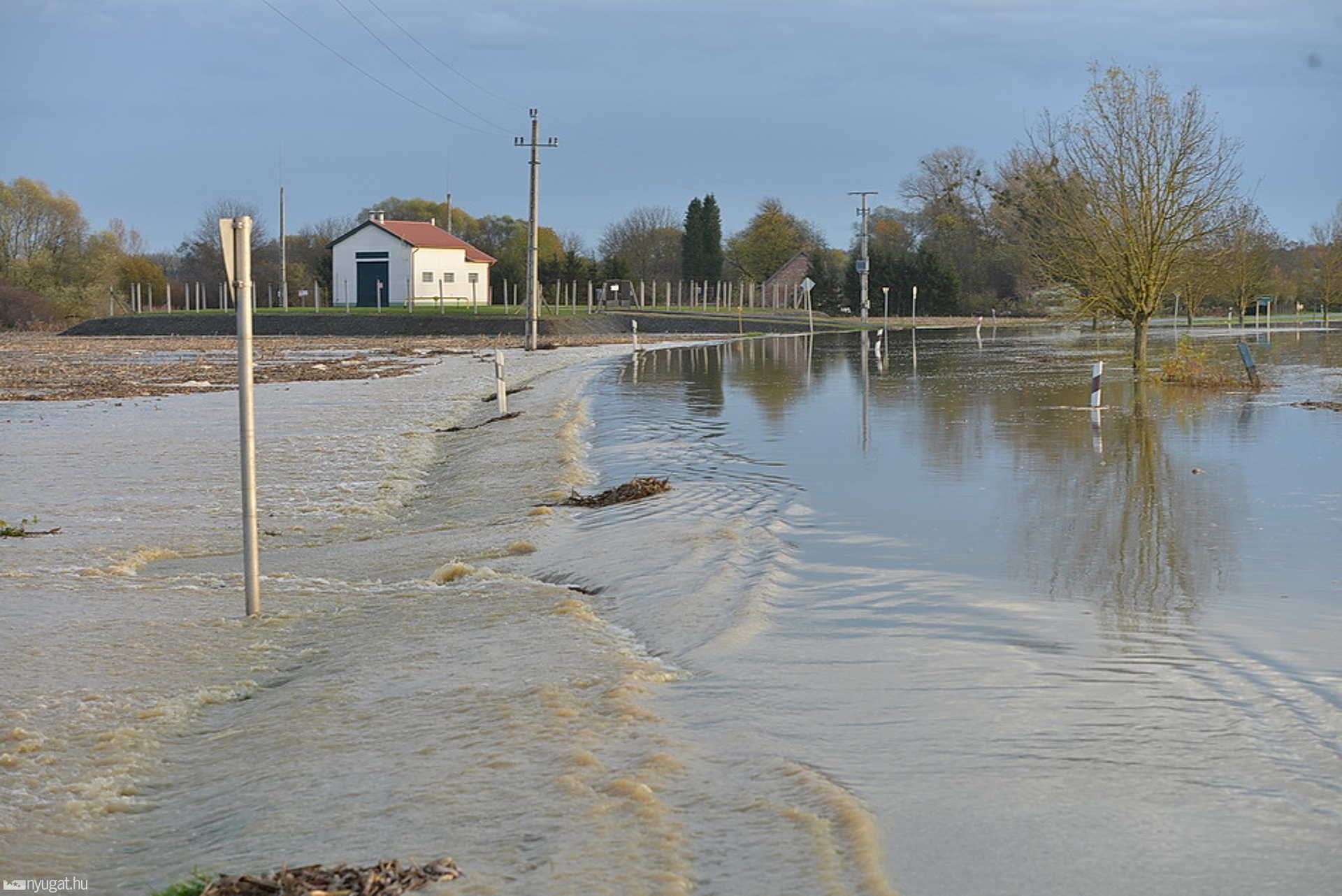 Áradó patakok és folyók Vas megyében - 2012.november 6.