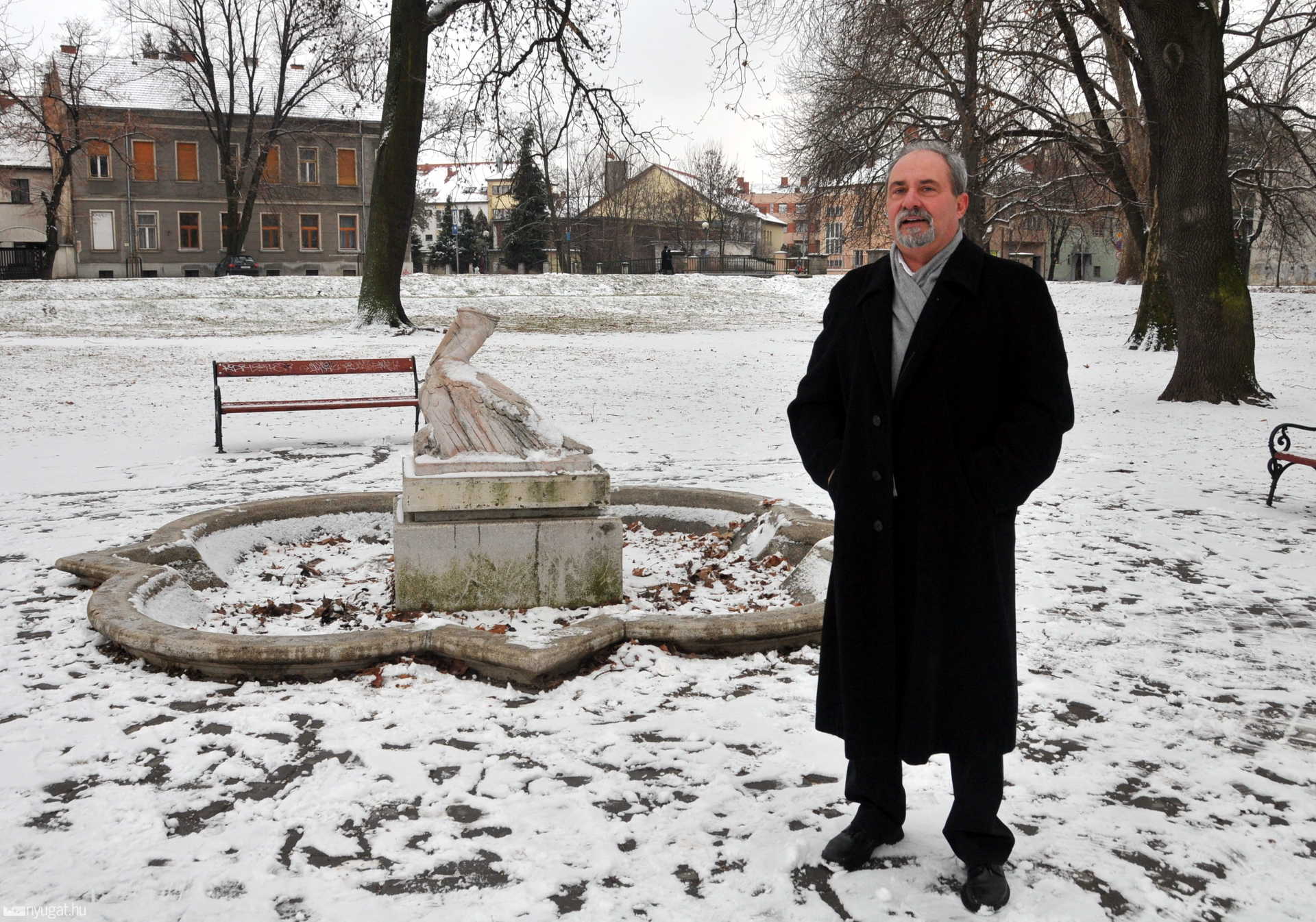 dr. Ipkovich György, Szombathely polgármestere a Pelikán parkban