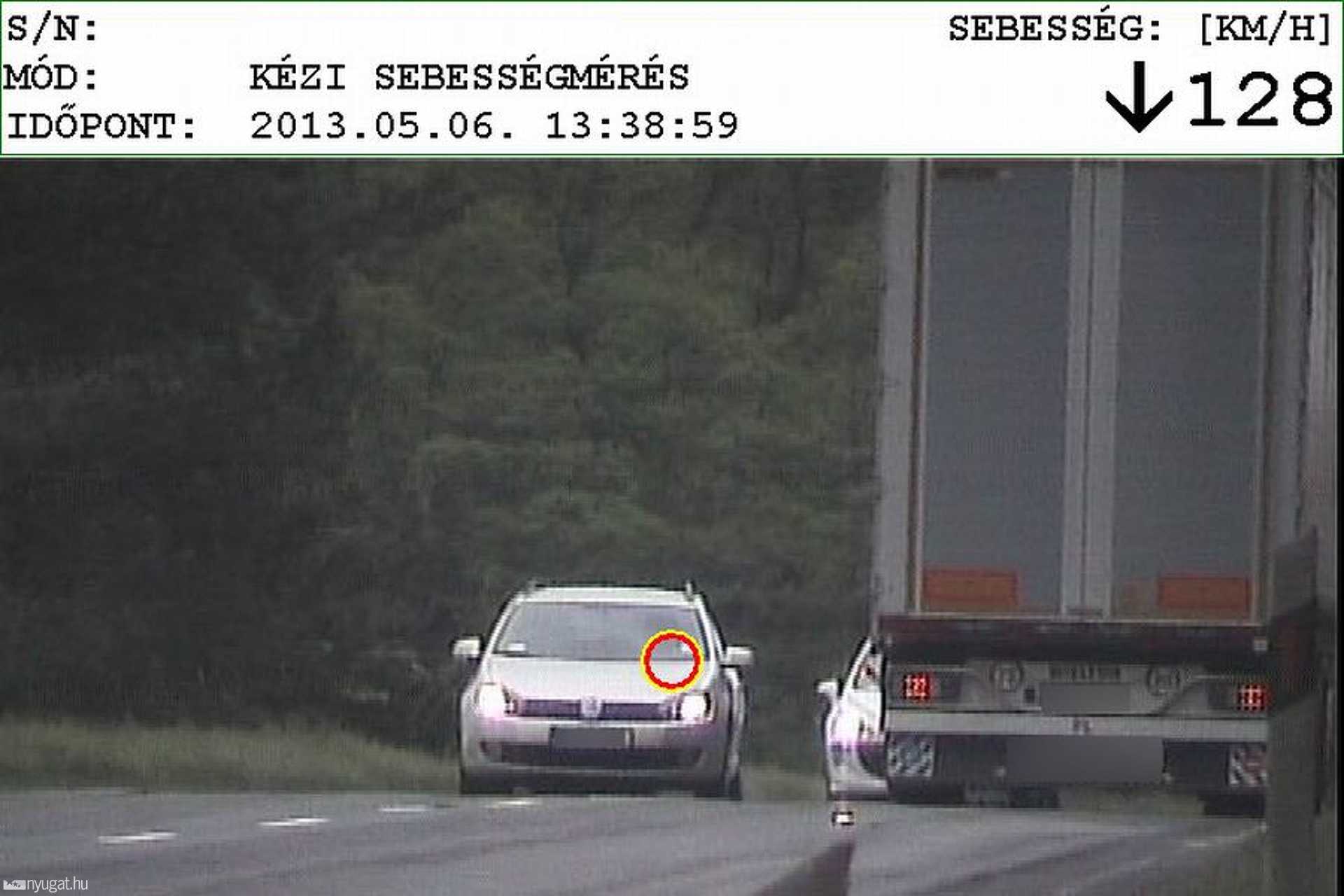 A bronzéremhez 128 km/h kellett