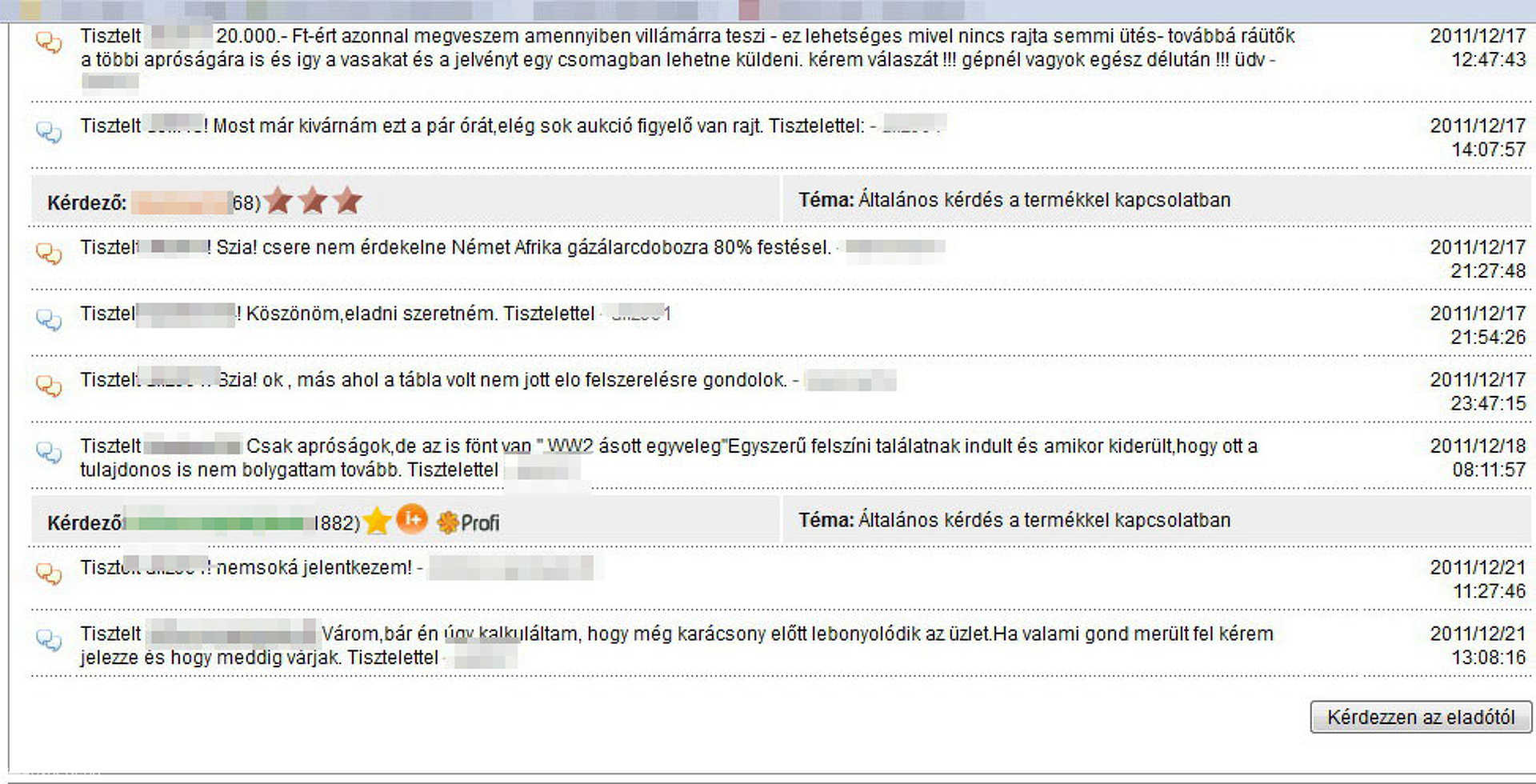 Internetes aukción kelt el a halott katona jelvénye