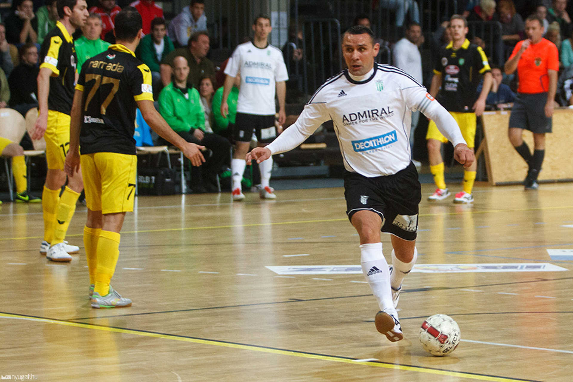 Haladás VSE-Rába ETO NB I-es futsal-mérkőzés