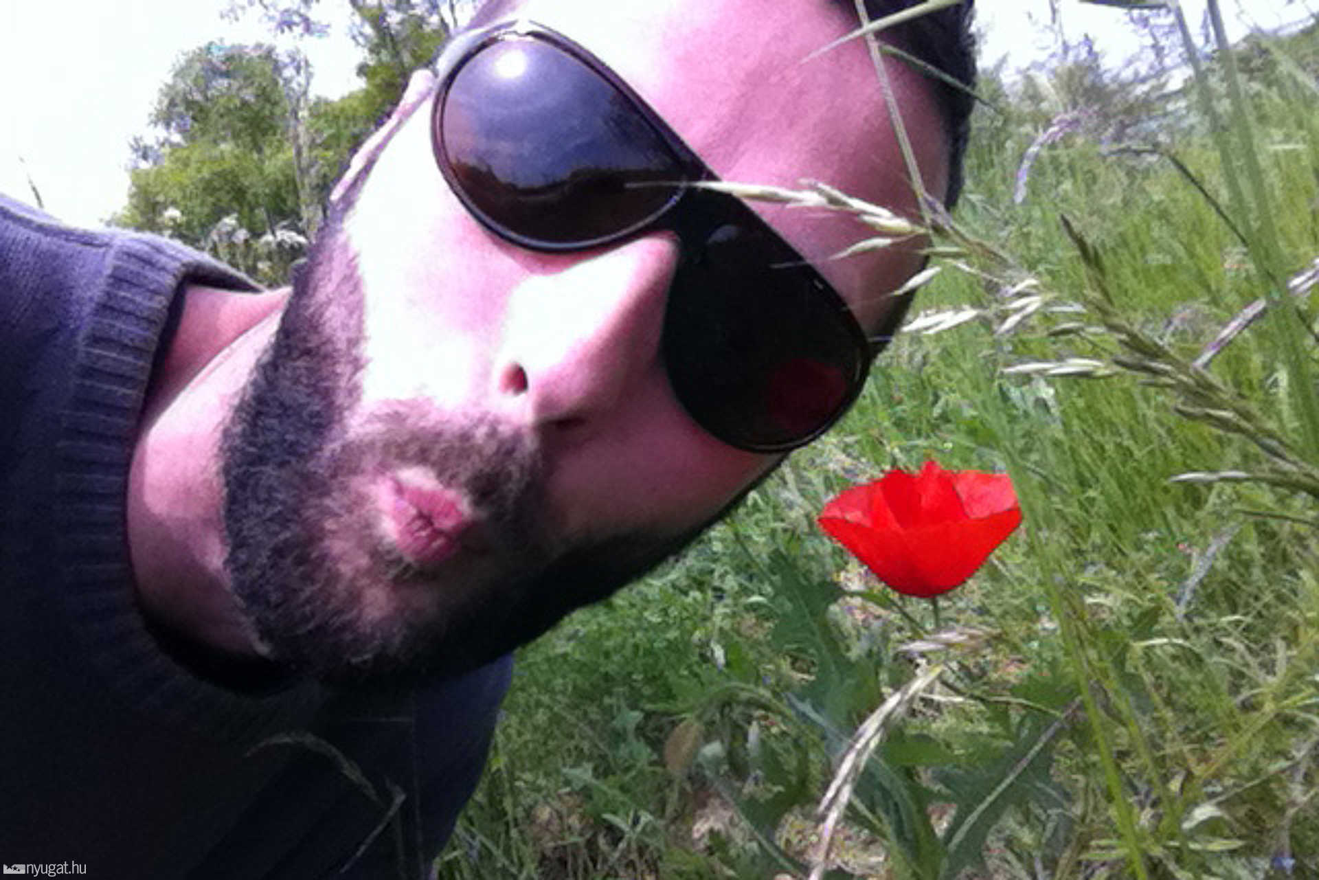 Szelfie a repceföldön