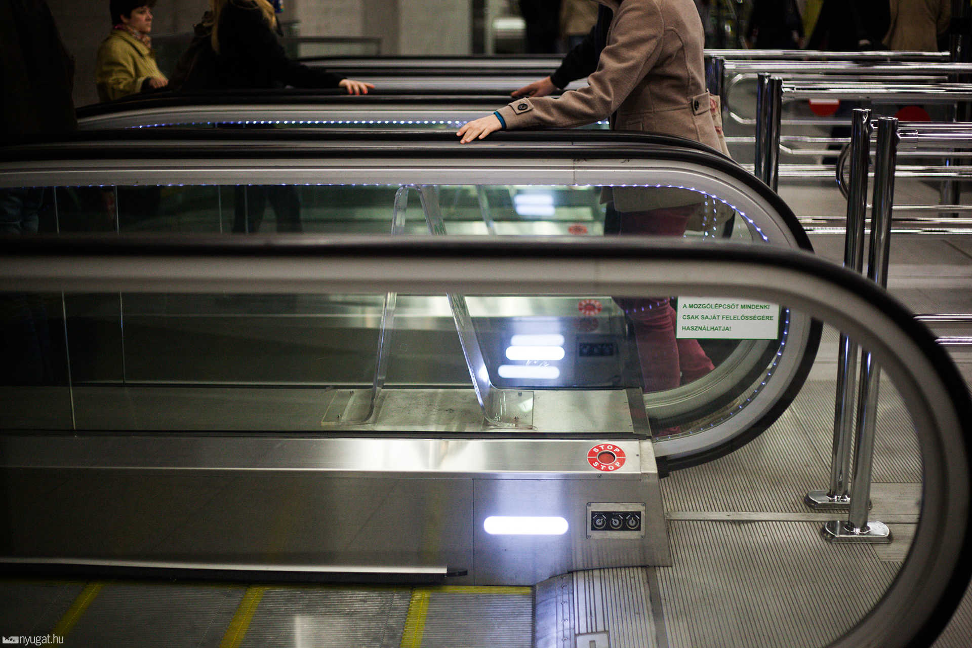 4-es metró az átadás napján