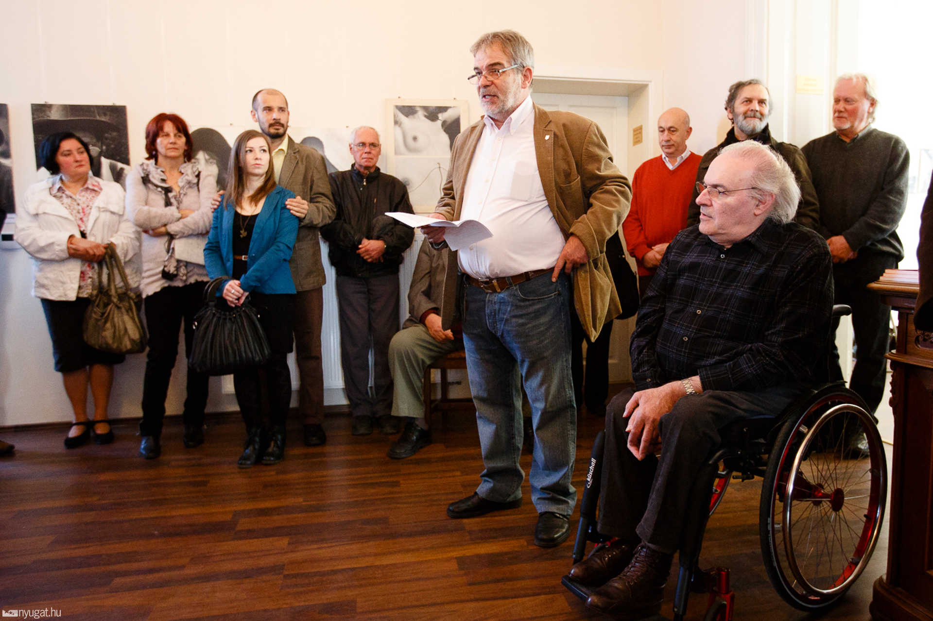 Dallos László kiállítása a Bernstein Béla Kulturális Központban