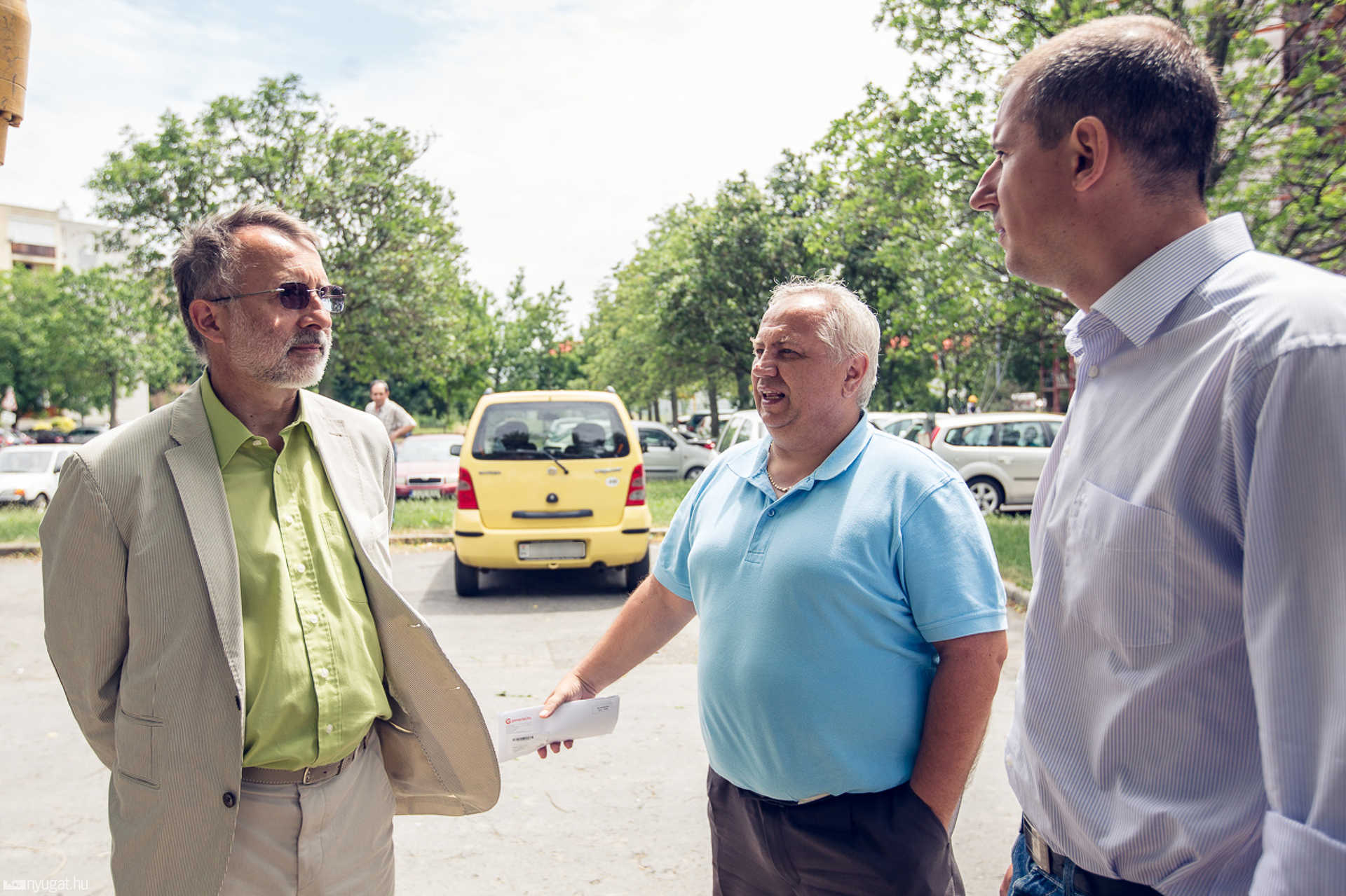 Patthelyzet a Szent Gellért utcai bicikliút építésén