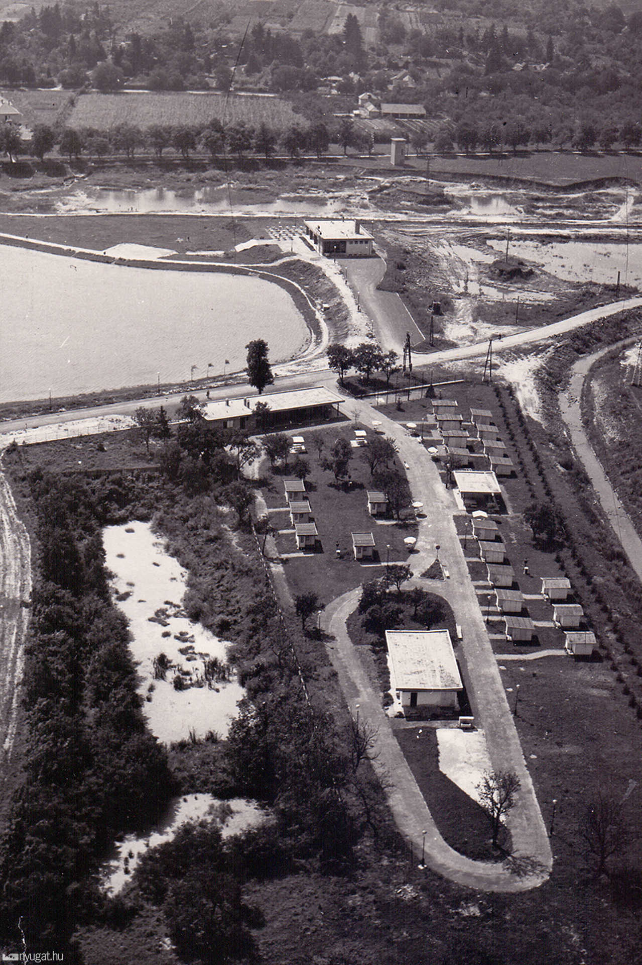 Kemping, légifelvétel
