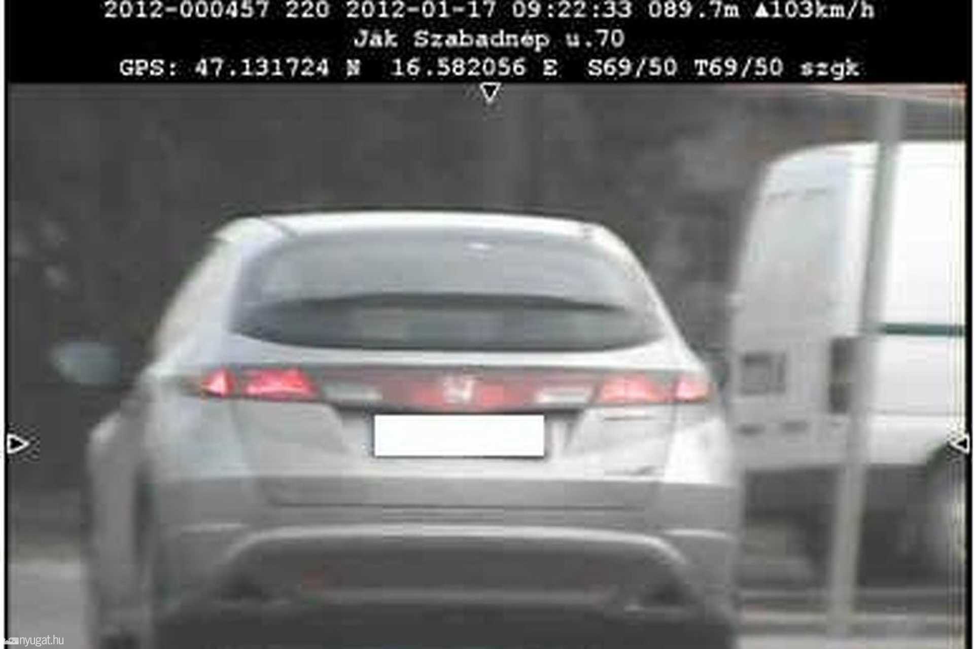 Ják, 103 km/h