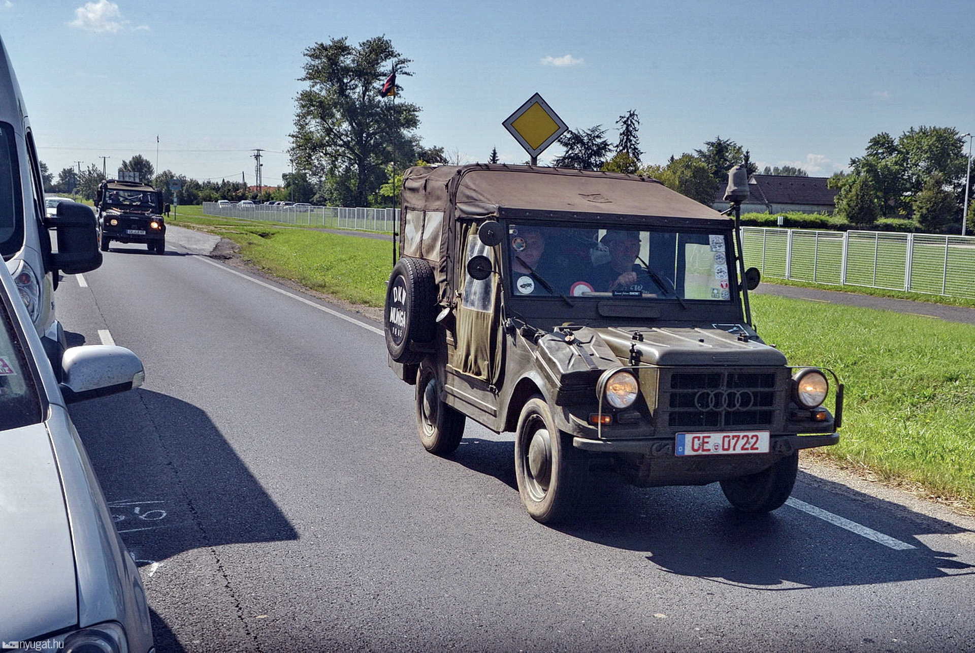 Baleset Szombathely határában, a 86-os főúton