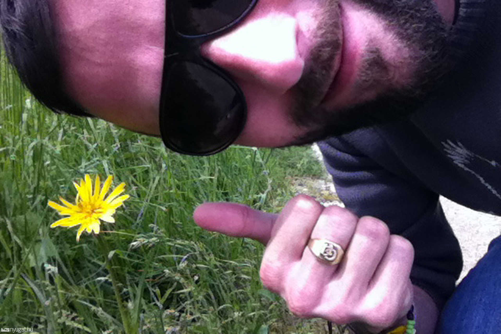 Szelfie a repceföldön