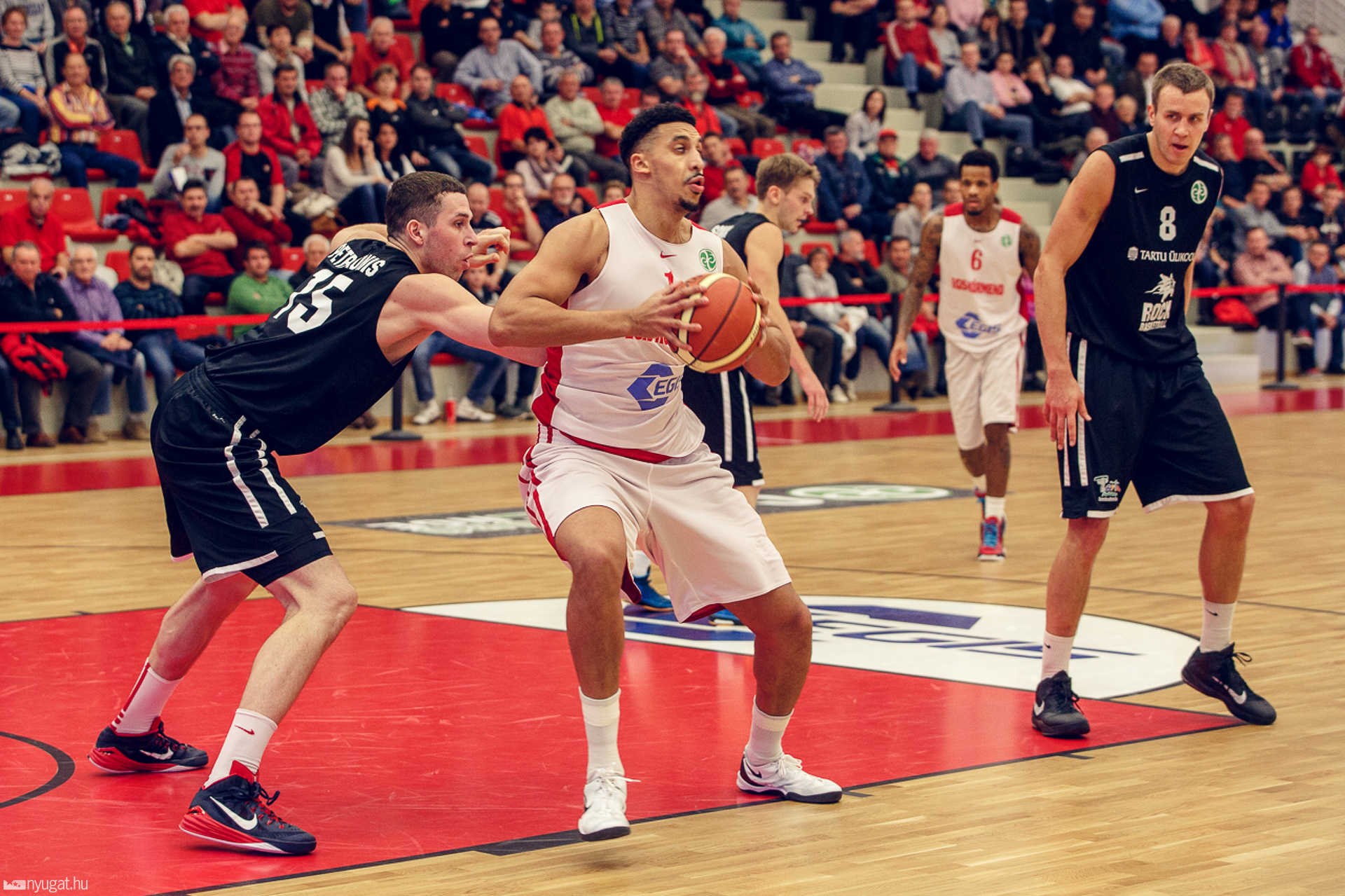 Egis Körmend - Tartu Rock University EuroChallenge kosárlabda-mérkőzés