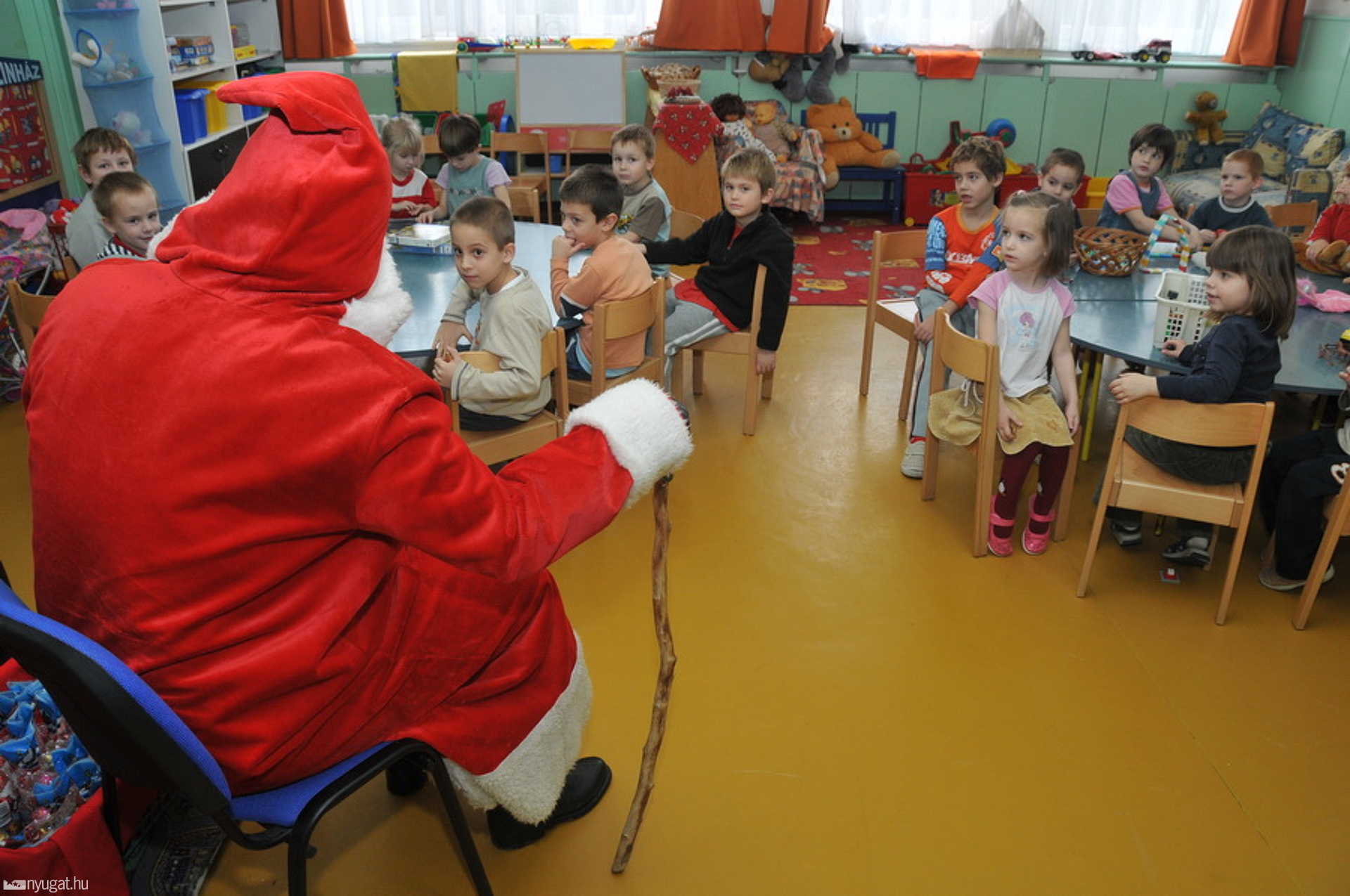 "Beszéltem a mókusokkal" - Mikulás a Mocorgó oviban
