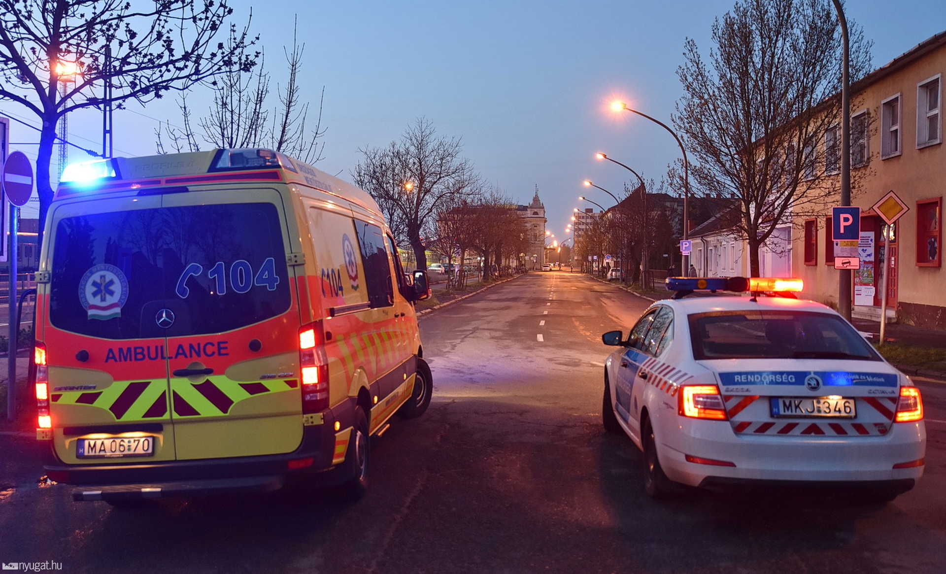 Bombariadó a szombathelyi vasútállomáson - lezárták a környező utcákat