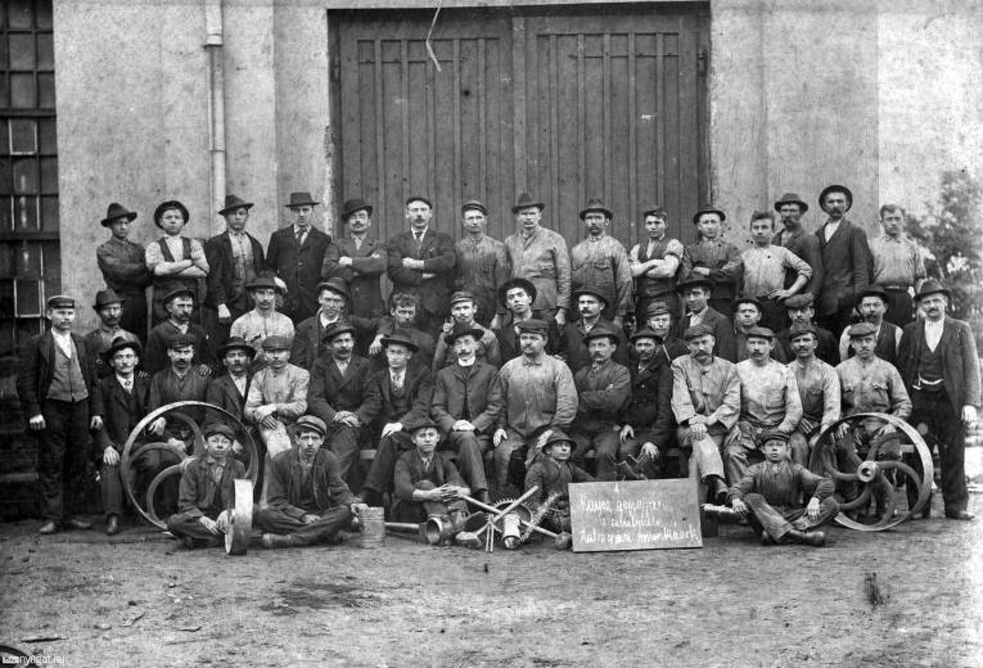 Szombathely, Mayer gépgyár, 1900
