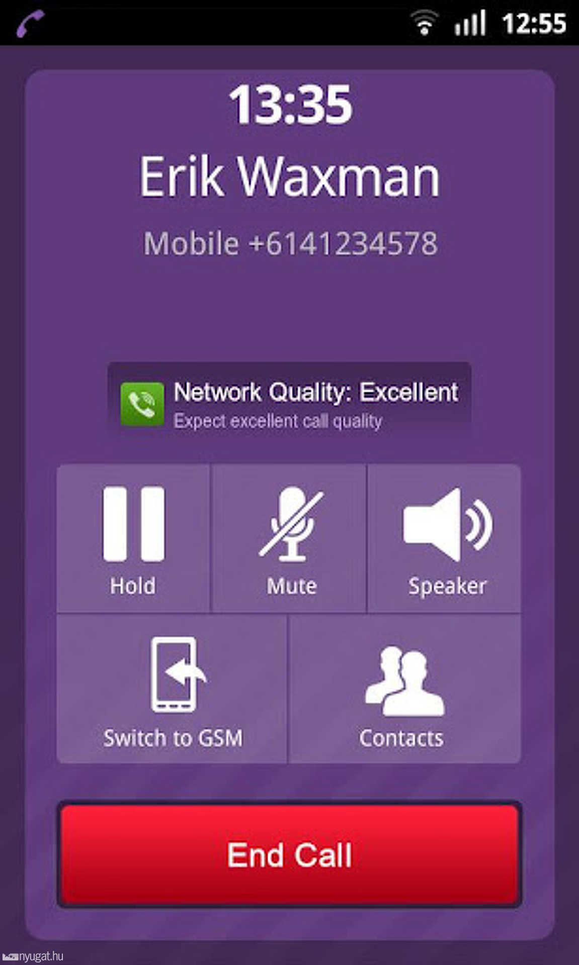 A Viber felülete
