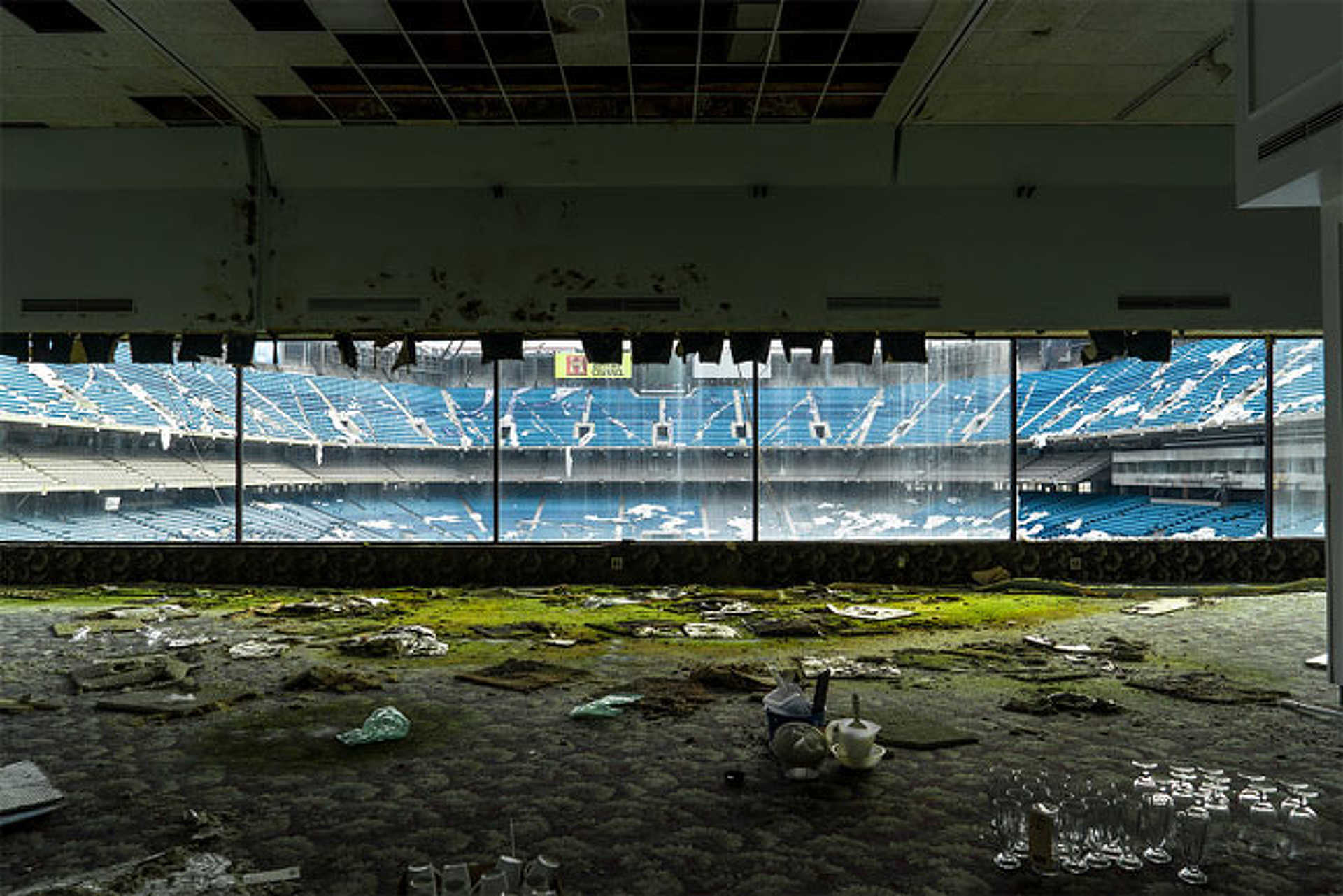Detroit ékköve a Silverdome stadion